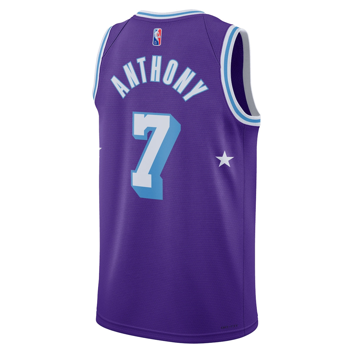 Men's Carmelo Anthony Nike Lakers Swingman Jersey - Purple
