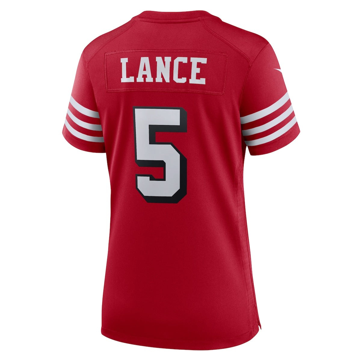 Women's Trey Lance Nike 49ers Game Player Jersey - Red