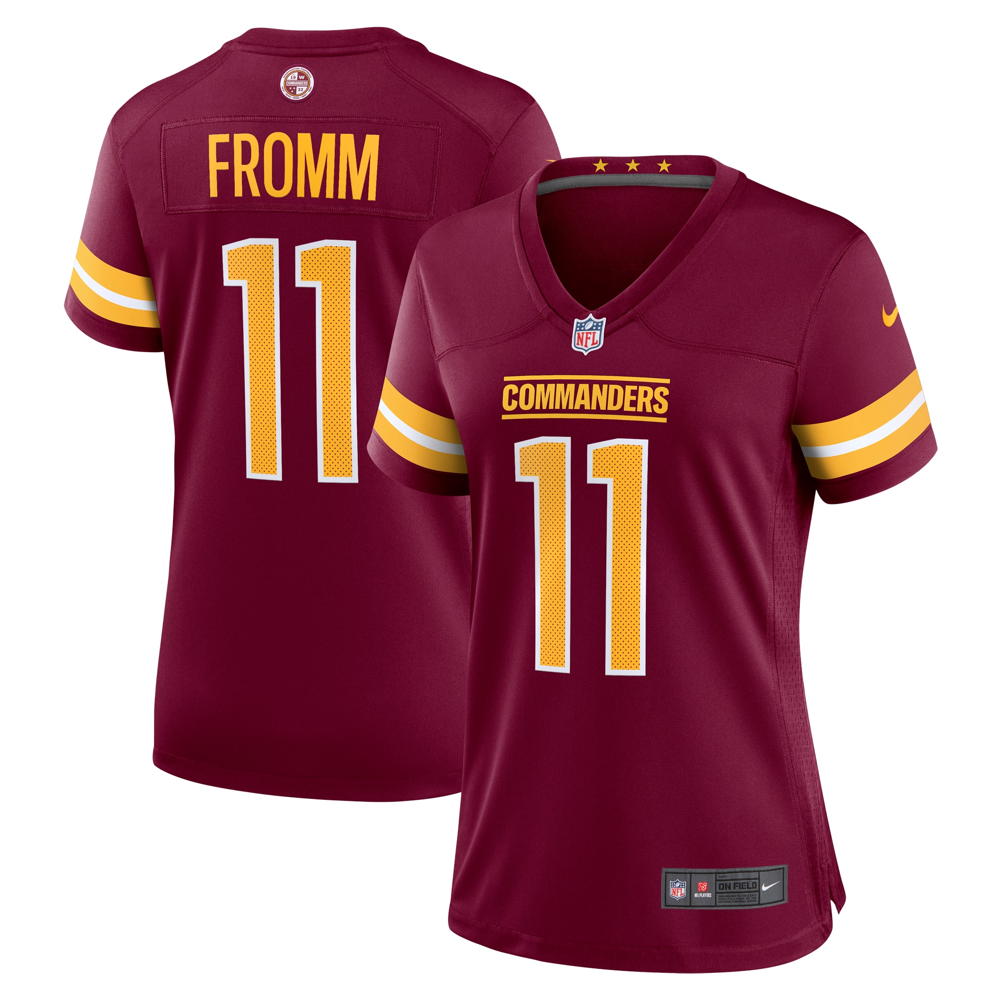 Jake Fromm Washington Commanders Nike Women's Team Game Jersey - Burgundy