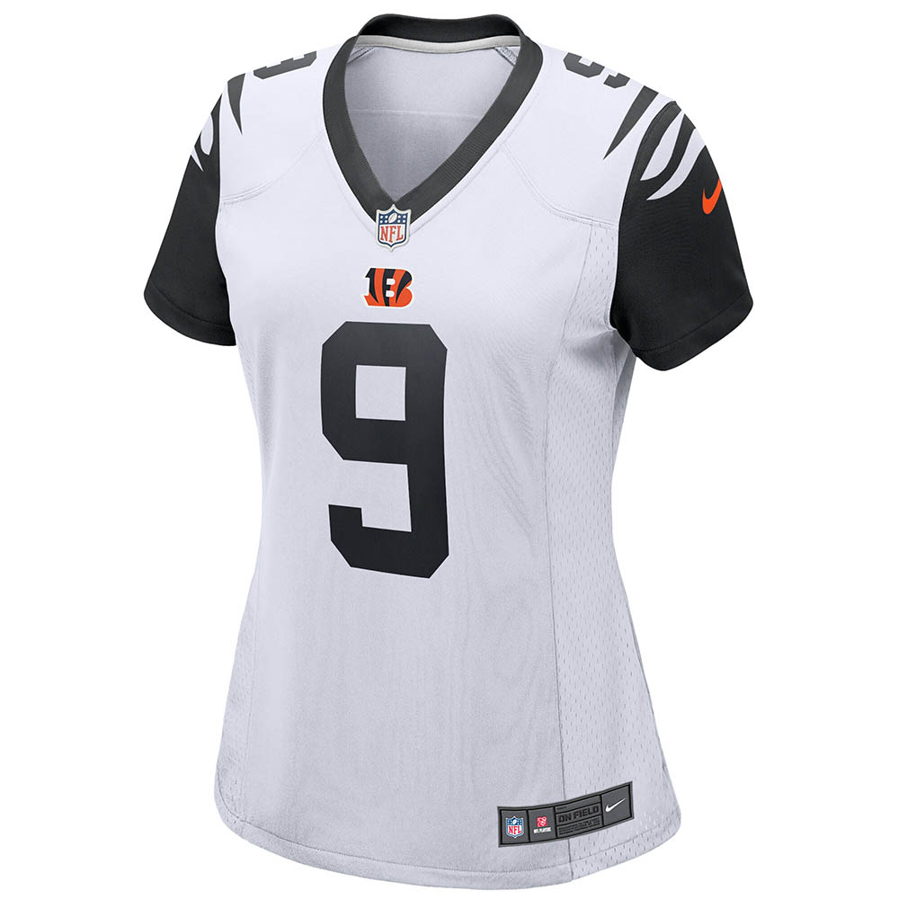 Women's Cincinnati Bengals Joe Burrow Alternate Game Jersey White