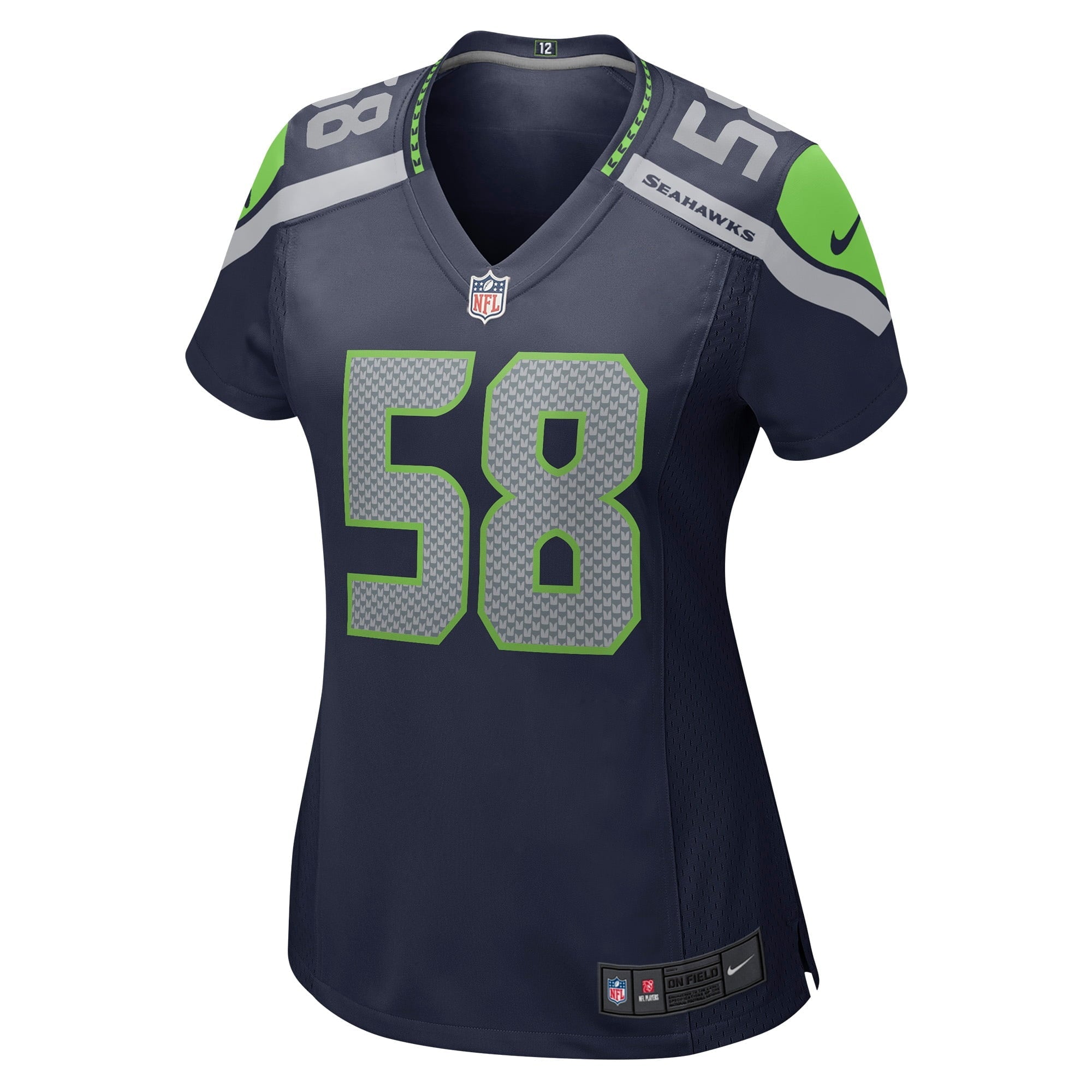 Women's Nike Tanner Muse College Navy Seattle Seahawks Game Player Jersey