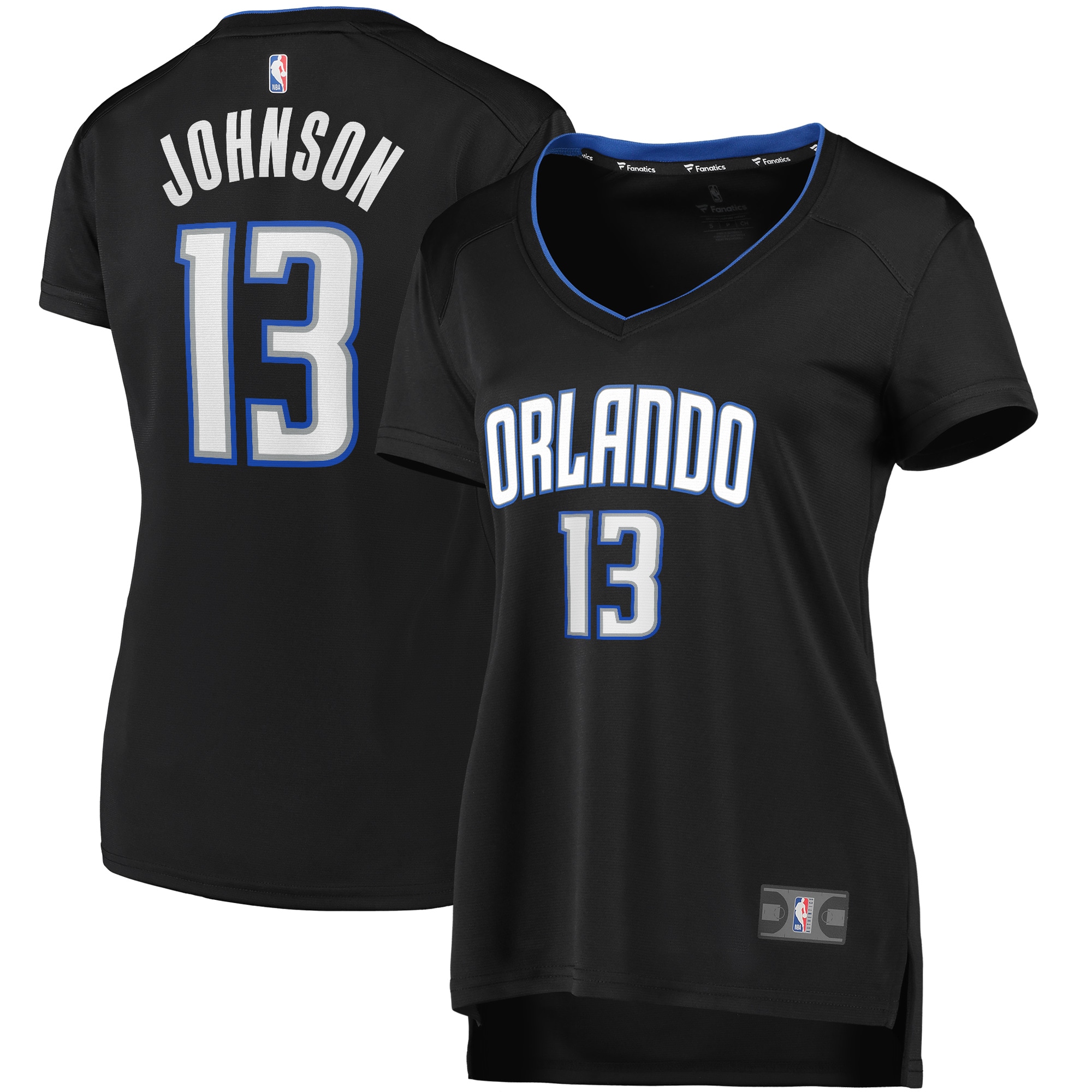 BJ Johnson Orlando Magic Fanatics Branded Women's Fast Break Player Jersey - Statement Edition - Black