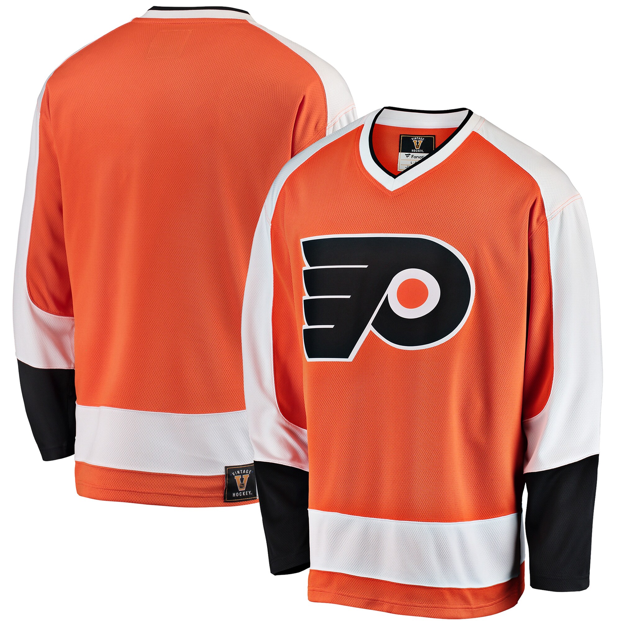 Philadelphia Flyers Fanatics Branded Premier Breakaway Heritage Blank Jersey - Orange