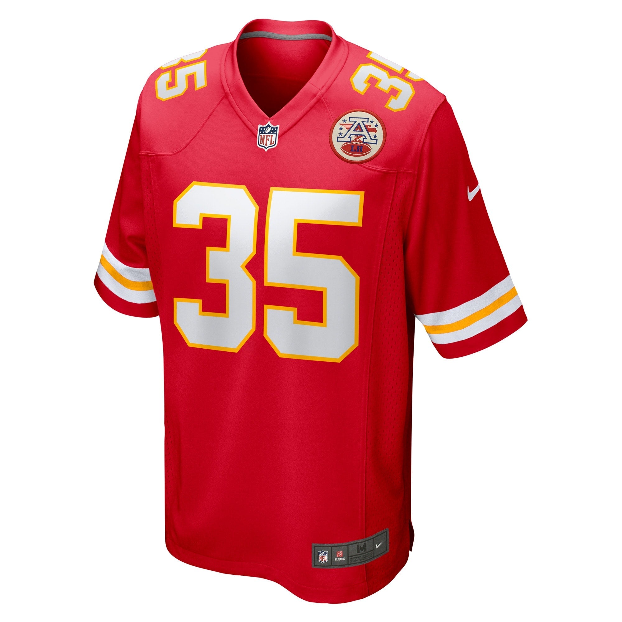 Men's Nike Jaylen Watson Red Kansas City Chiefs Game Player Jersey