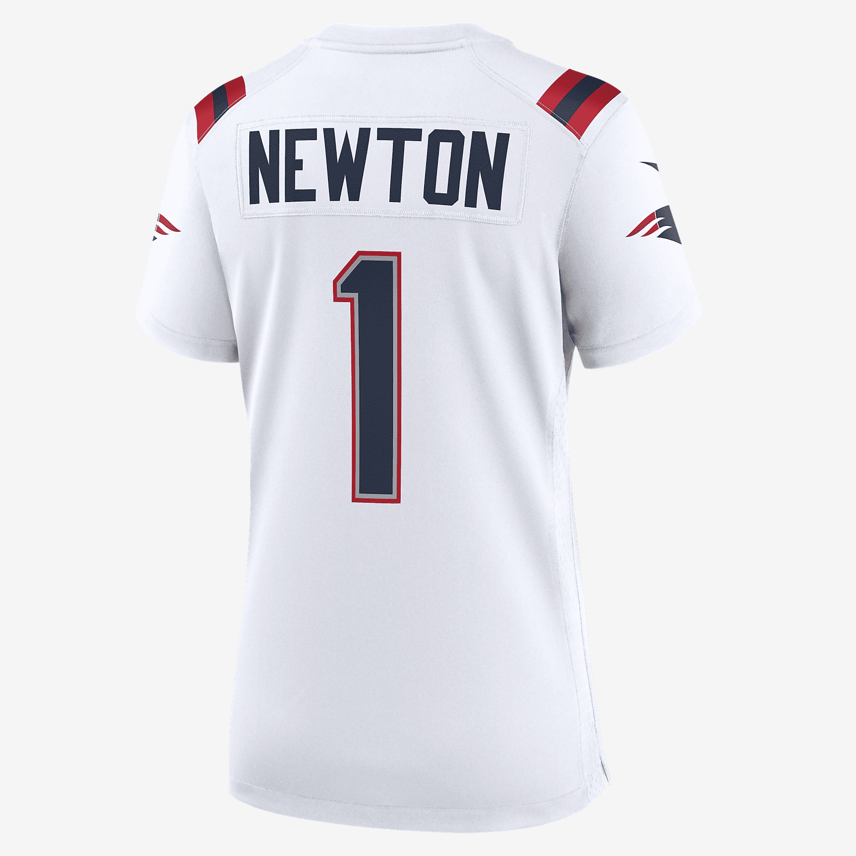NFL New England Patriots (Cam Newton) Women's Game Football Jersey - White