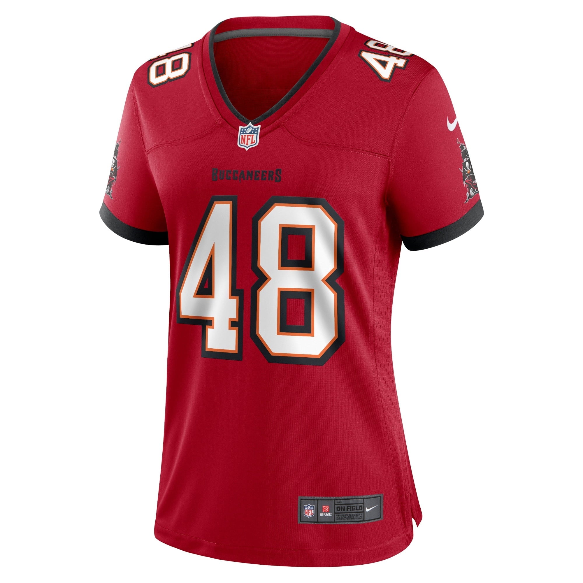 Women's Nike Charles Snowden Red Tampa Bay Buccaneers Home Game Player Jersey