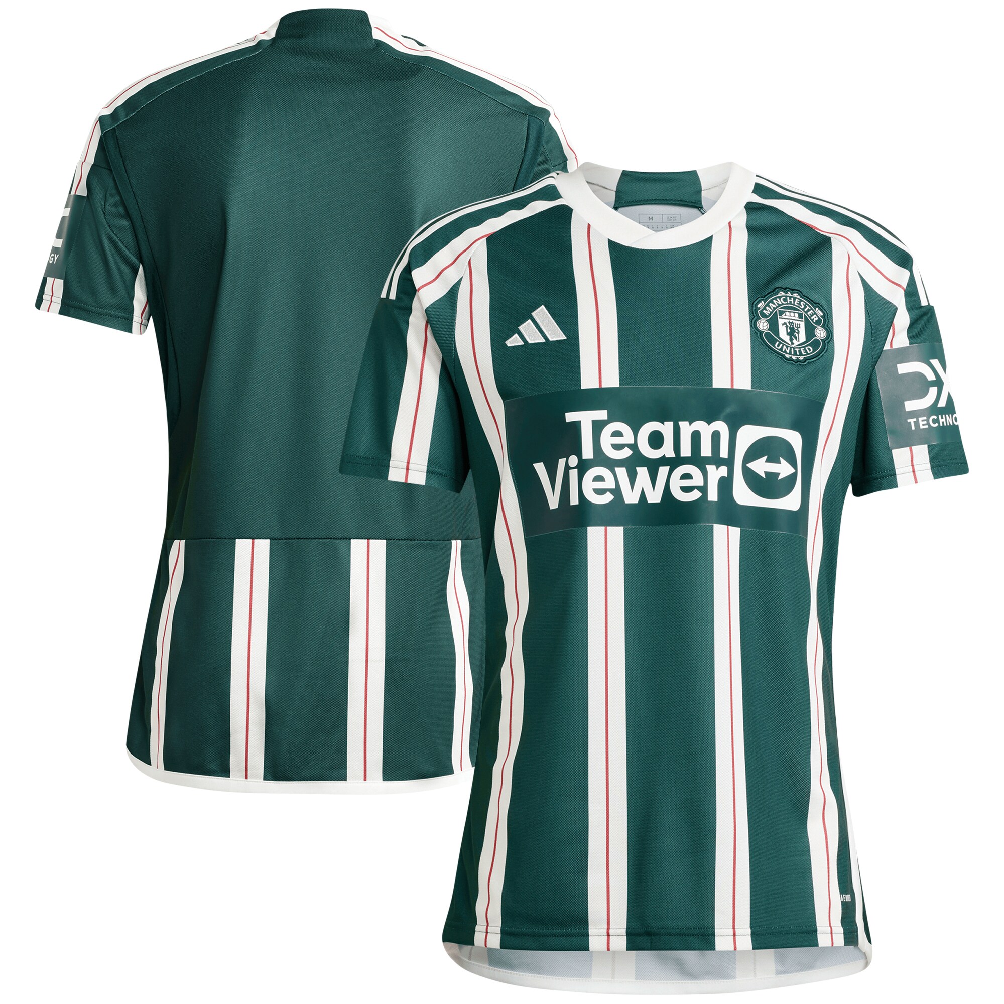 Manchester United adidas 2023/24 Away Replica Jersey - Green