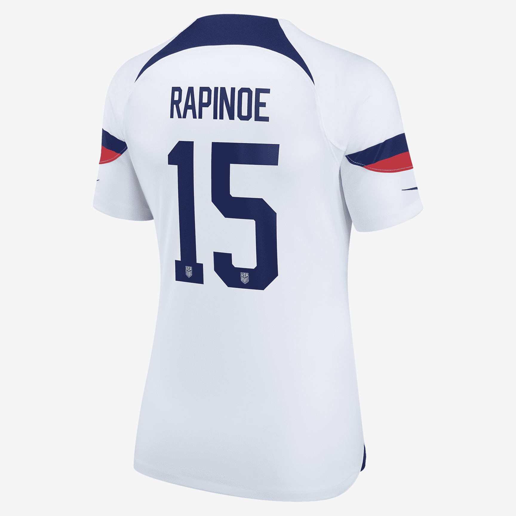 USWNT 2022/23 Stadium Home (Megan Rapinoe) Women's Nike Dri-FIT Soccer Jersey - White