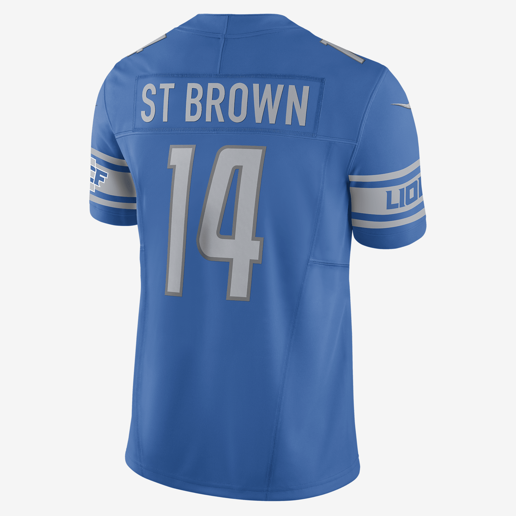 Amon-Ra St. Brown Detroit Lions Men's Nike Dri-FIT NFL Limited Football Jersey - Blue