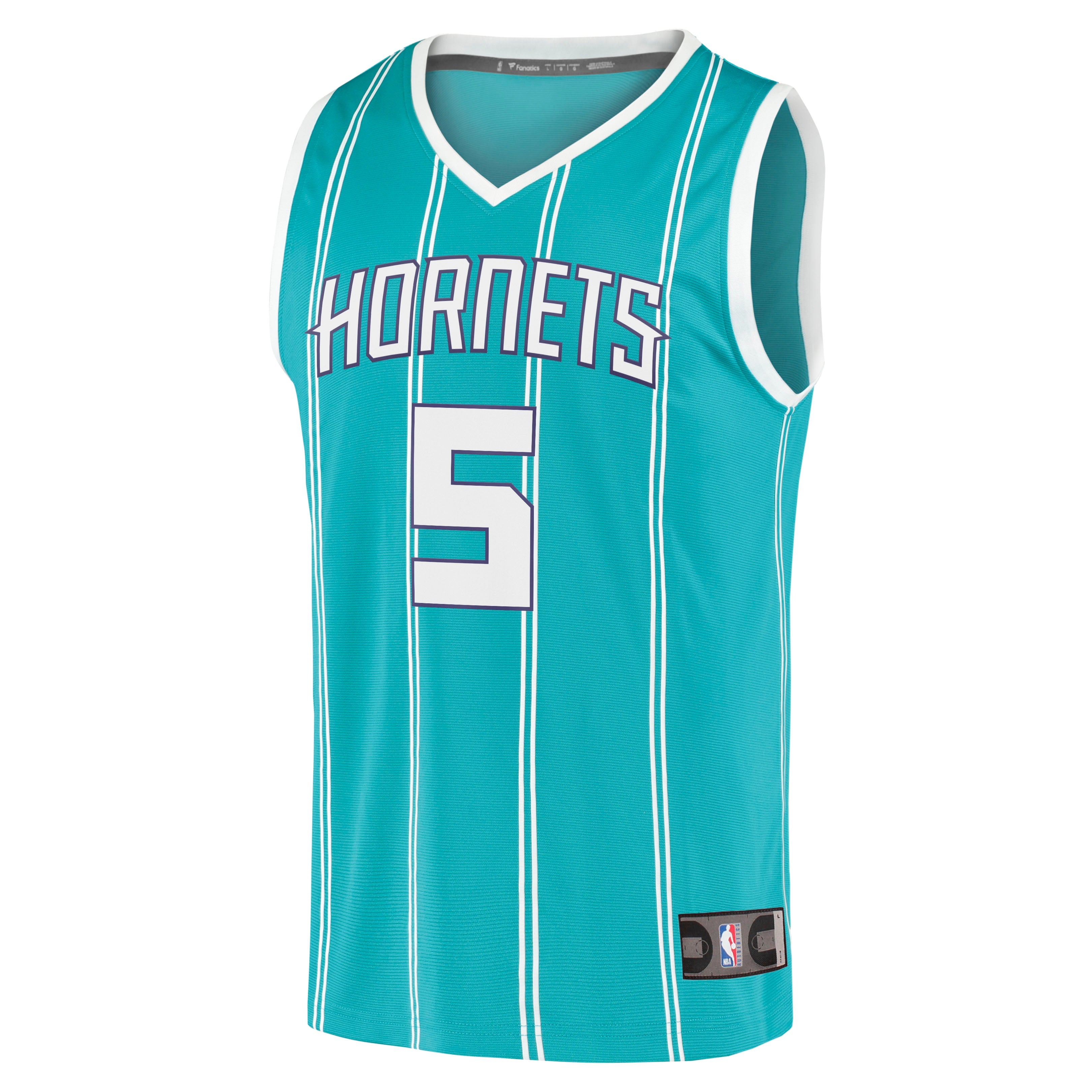 Men's Fanatics Branded Mark Williams Teal Charlotte Hornets 2022 NBA Draft First Round Pick Fast Break Replica Player