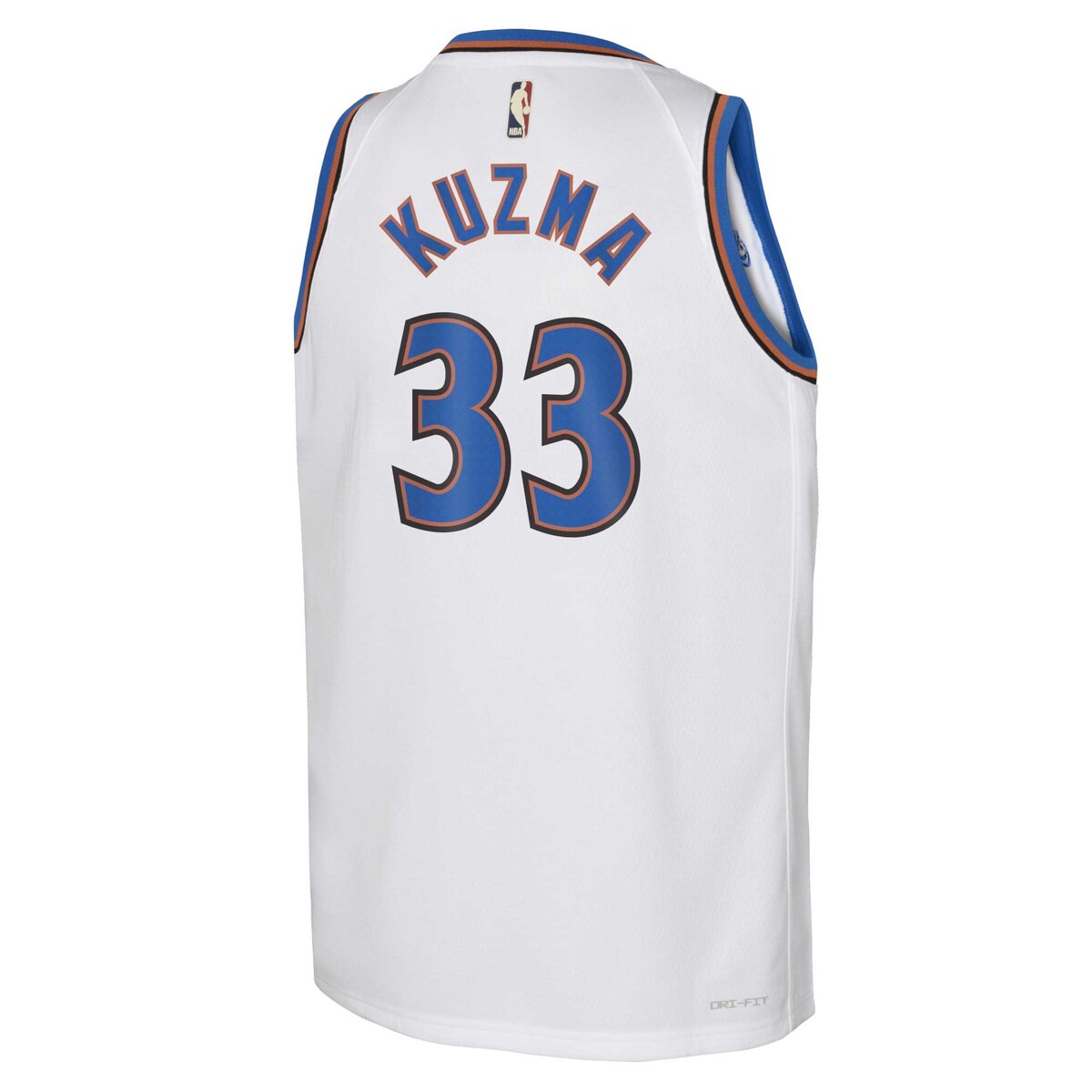Boys' Grade School Kyle Kuzma Nike Wizards 2022/23 Swingman Jersey Classic Edition - White