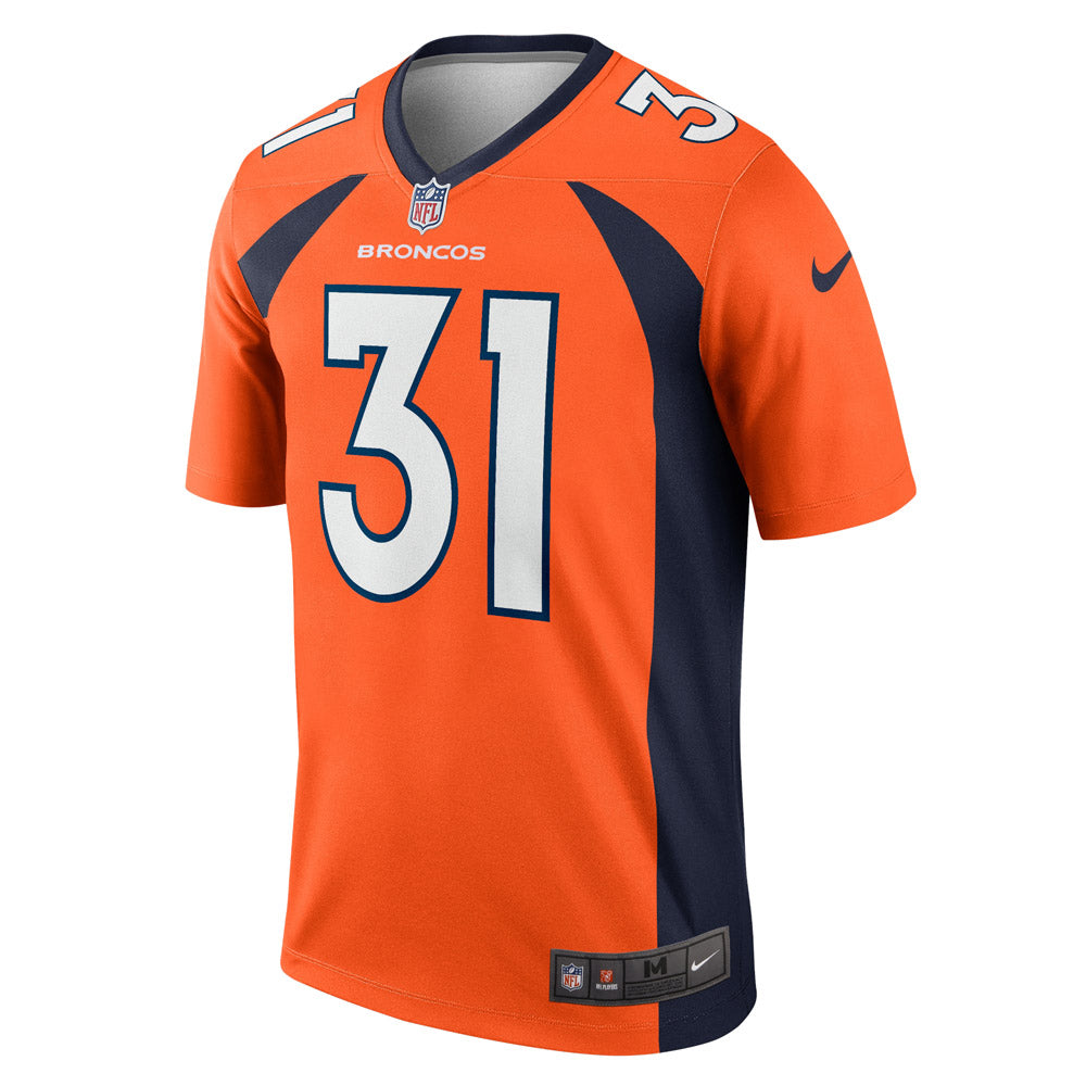 Men's Denver Broncos Justin Simmons Legend Jersey Orange