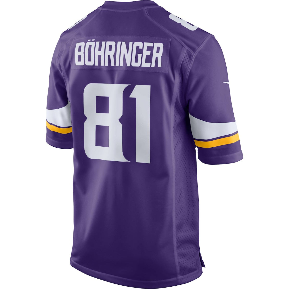 Men's Moritz Bohringer Nike Vikings Game Jersey - Purple