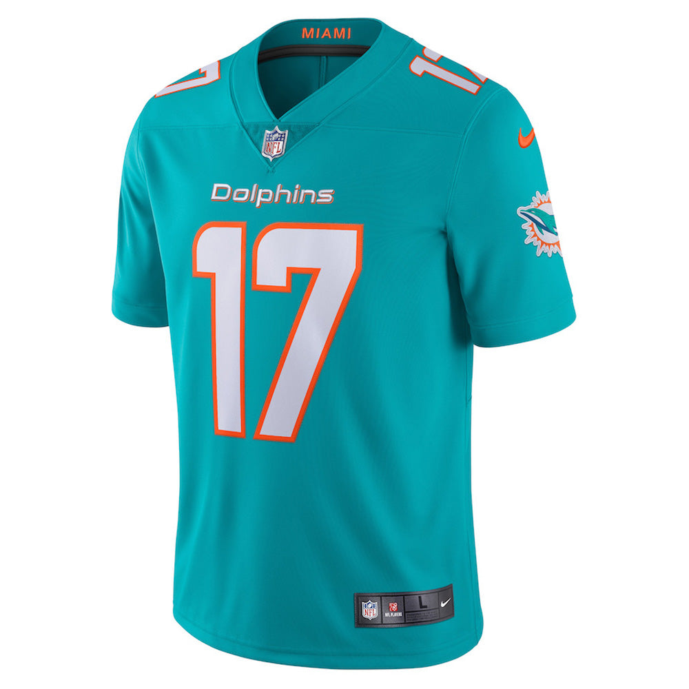 Youth Miami Dolphins Jaylen Waddle Vapor Jersey - Aqua