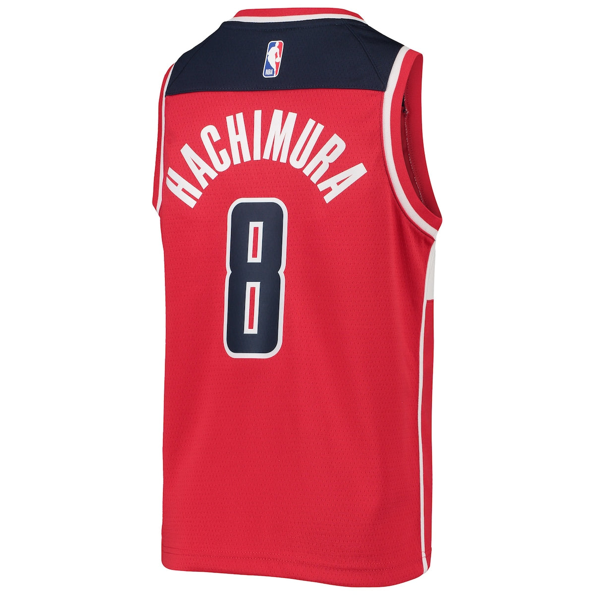 Boys' Grade School Rui Hachimura Nike Wizards Team Swingman Jersey - Red