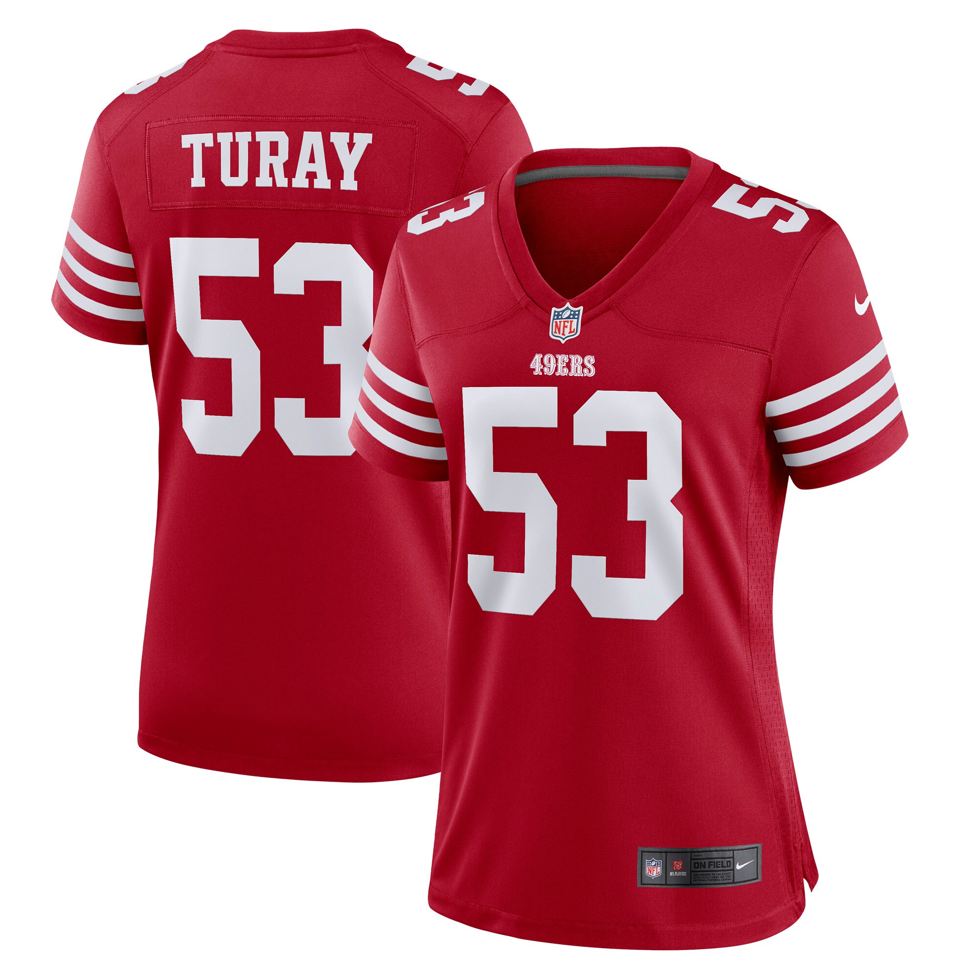 Kemoko Turay San Francisco 49ers Nike Women's Game Player Jersey - Scarlet
