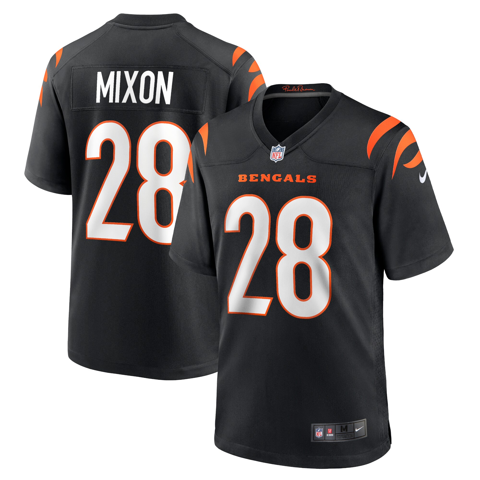 Joe Mixon Cincinnati Bengals Nike Game Jersey - Black