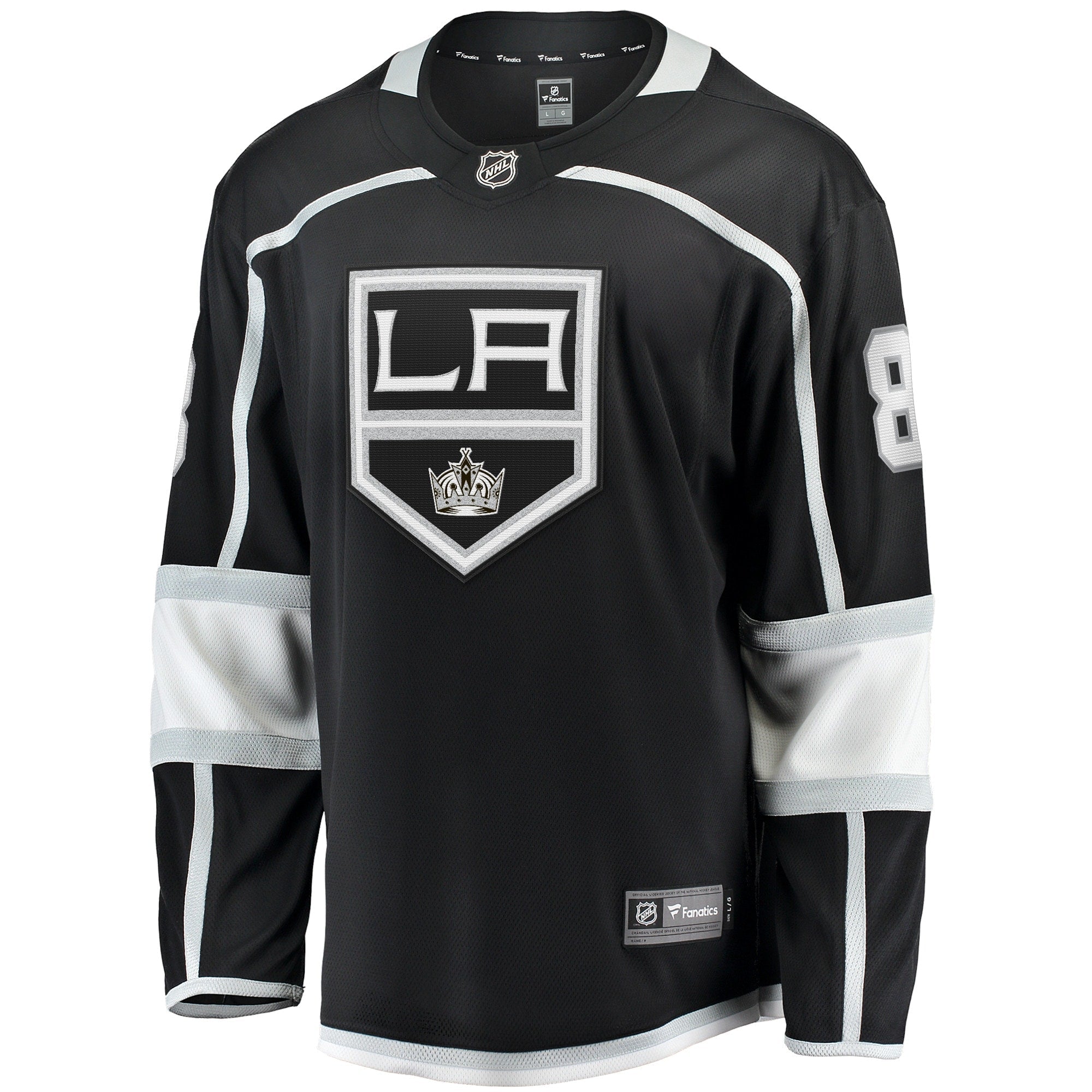 Men's Fanatics Branded Drew Doughty Black Los Angeles Kings Home Premier Breakaway Player Jersey