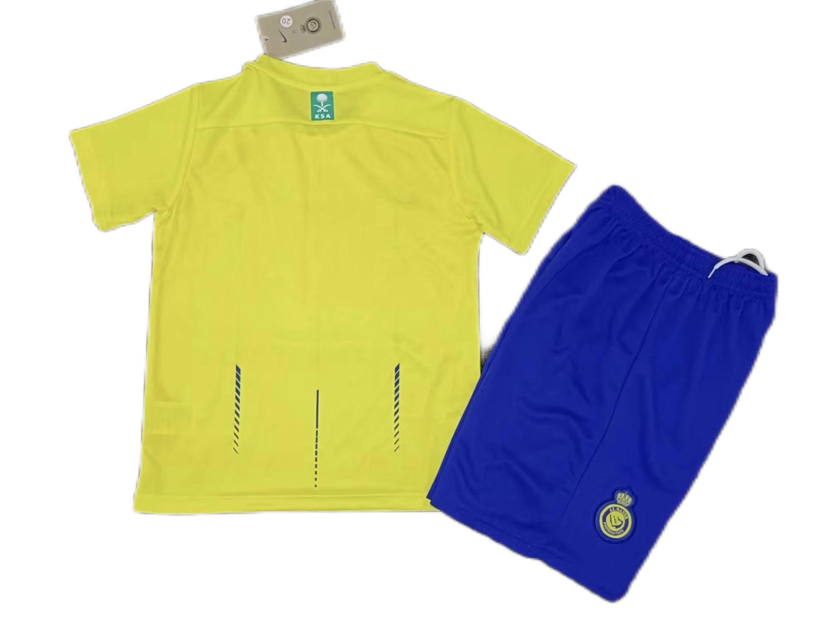 23/24 Youth Al-Nassr Home Jersey Kids Kit
