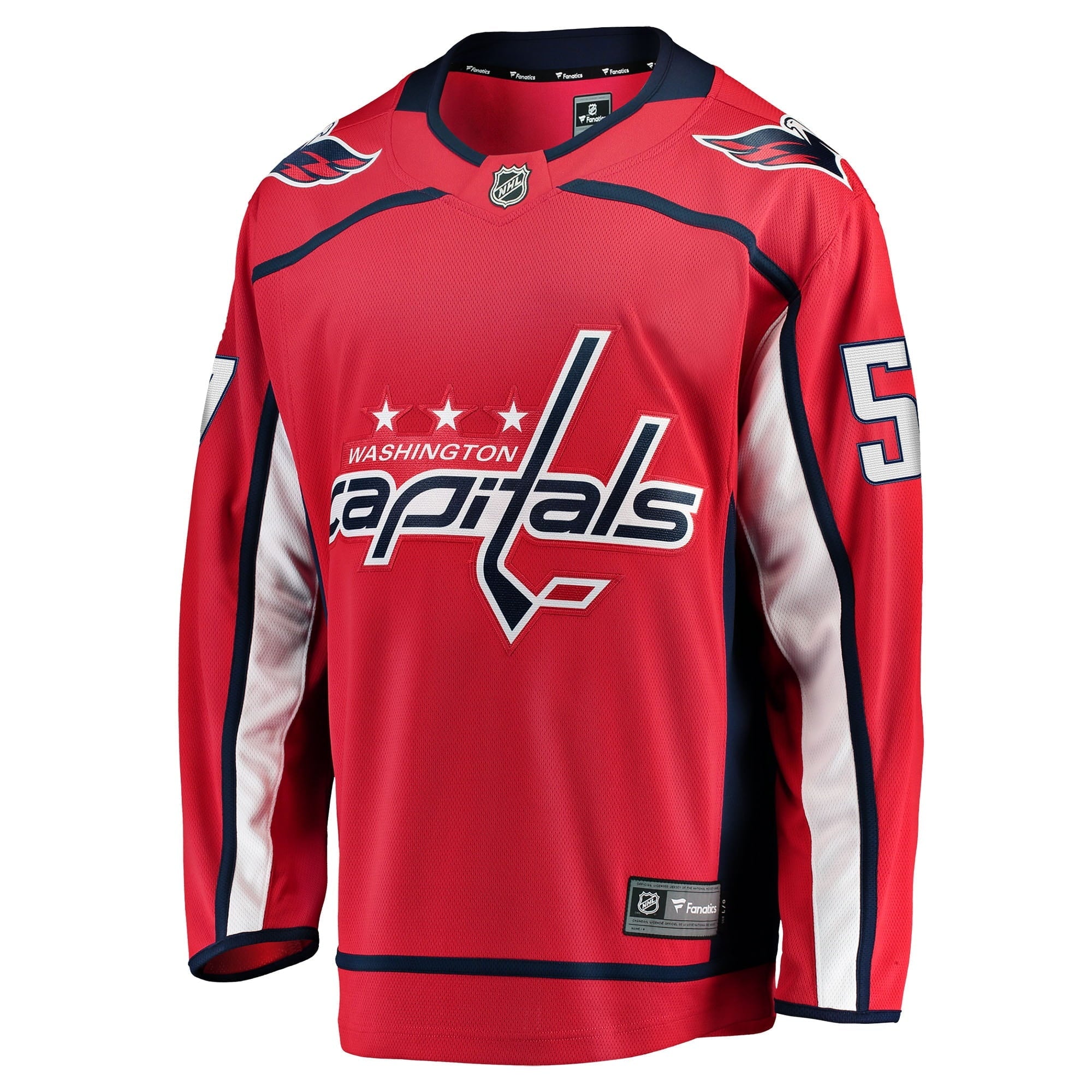 Men's Fanatics Branded Trevor van Riemsdyk Red Washington Capitals Home Breakaway Jersey