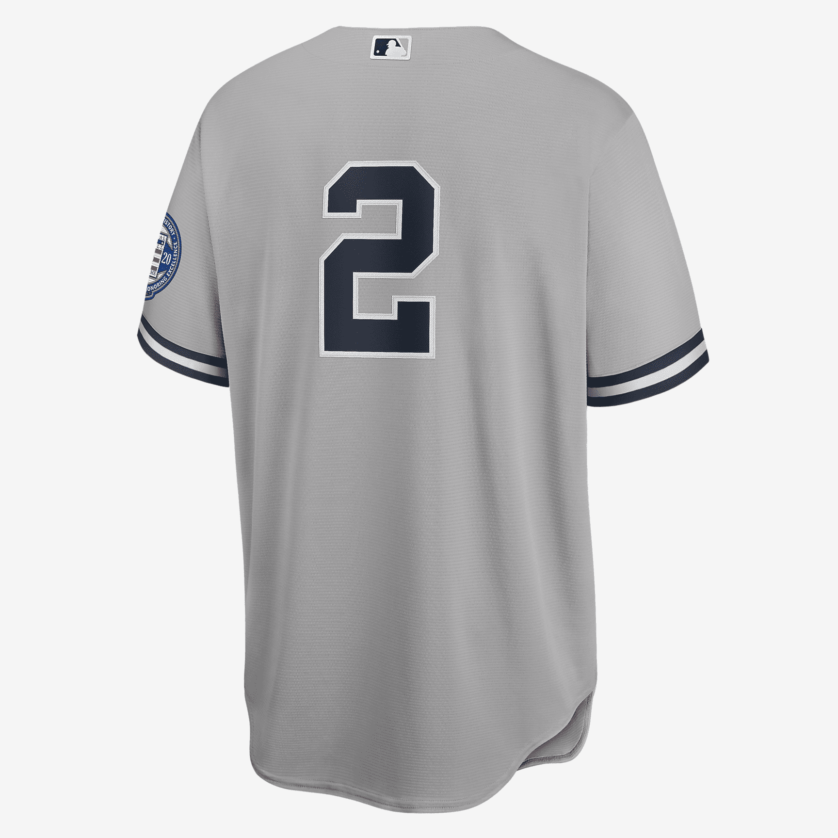 MLB New York Yankees 2020 Hall of Fame Induction (Derek Jeter). Men's Replica Baseball Jersey - Atmosphere Grey