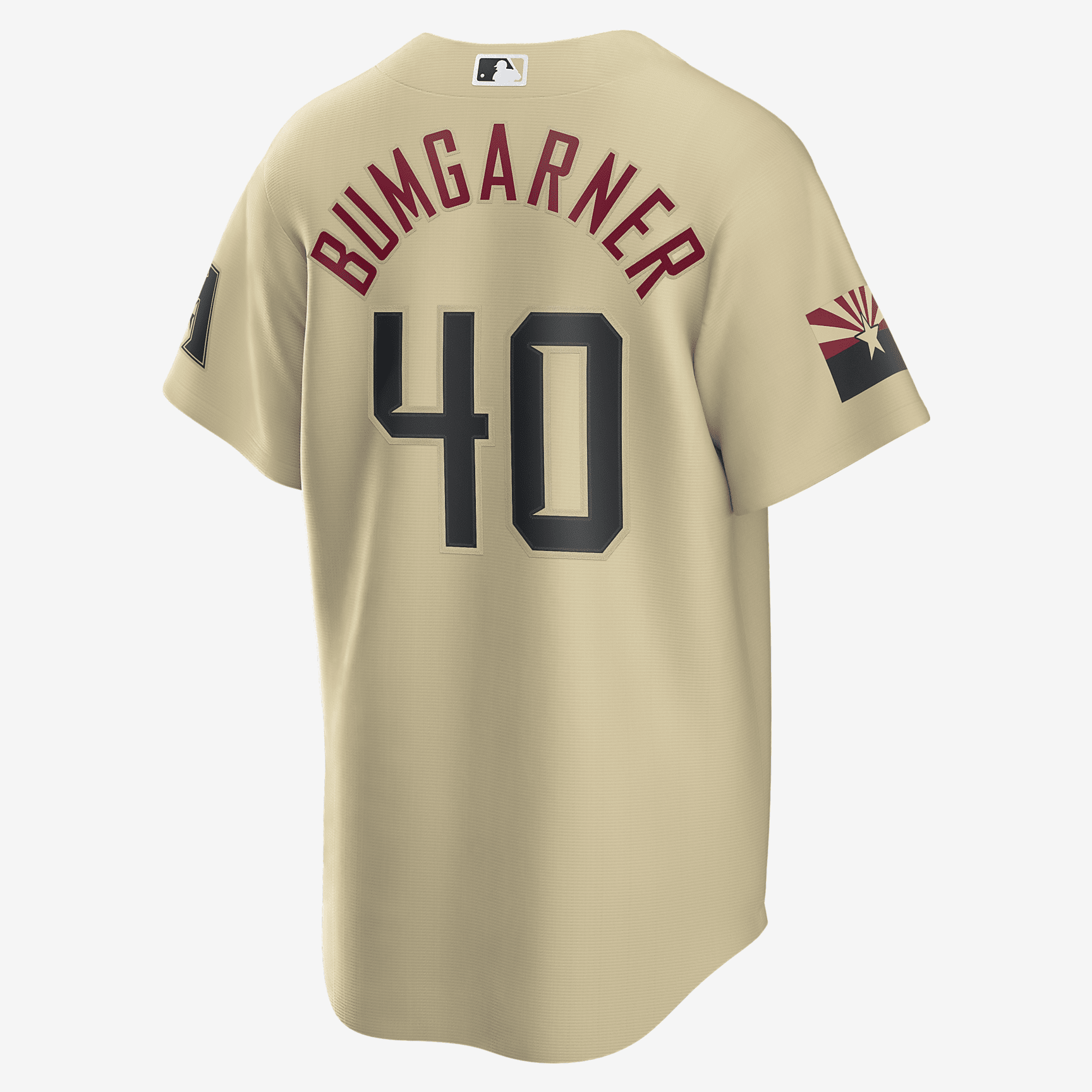 MLB Arizona Diamondbacks City Connect (Madison Bumgarner) Men's Replica Baseball Jersey - Gold