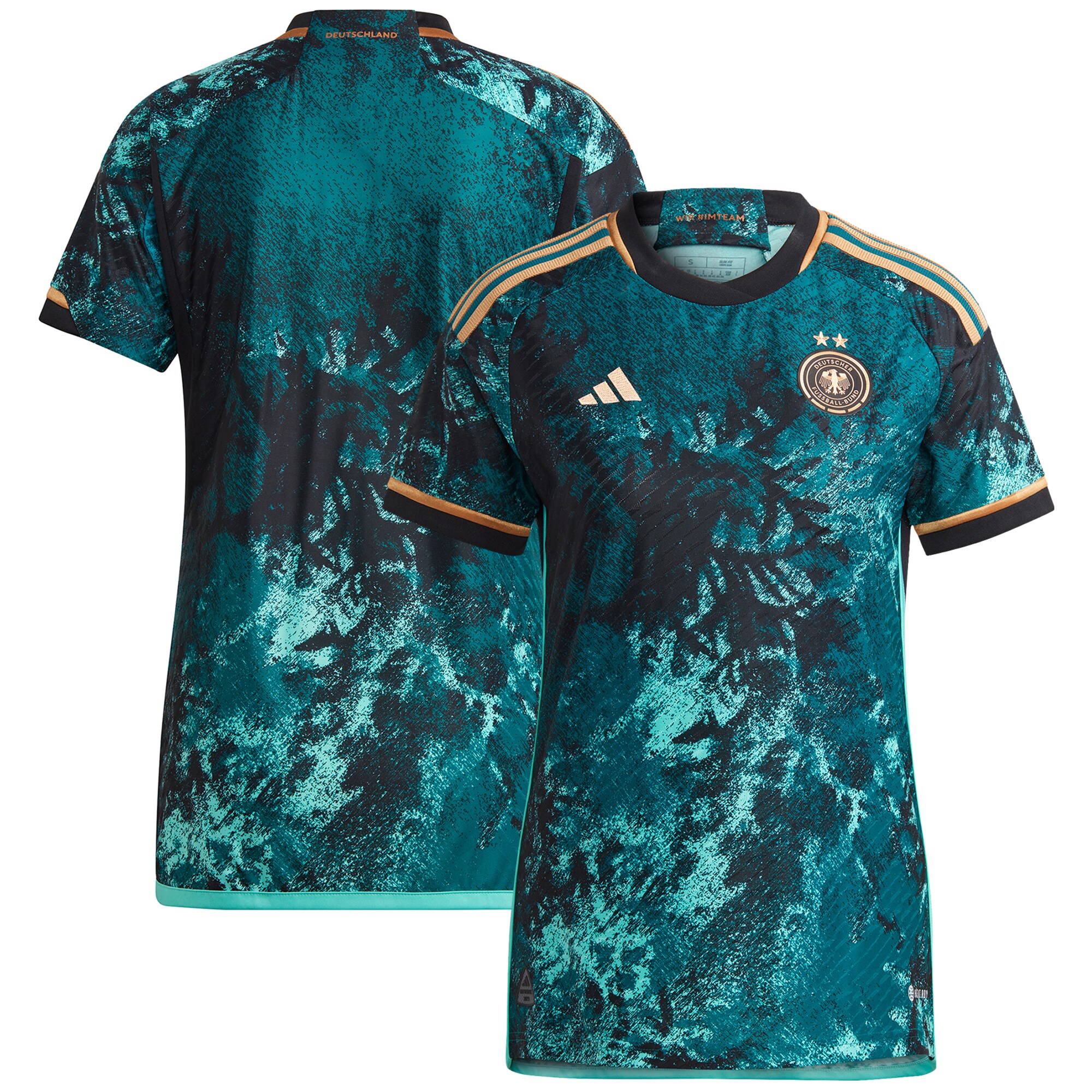 Germany Women's National Team adidas Women's 2023 Away Replica Jersey - Teal