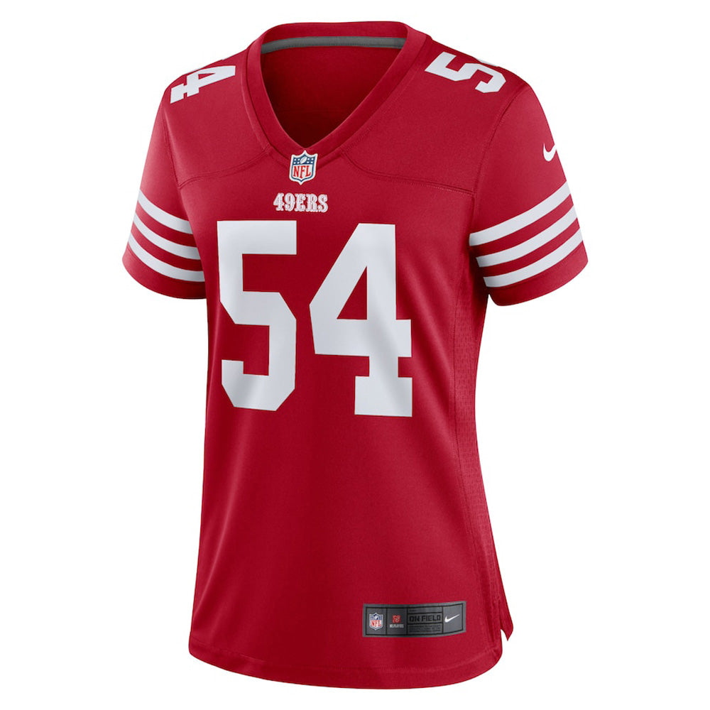 Women's San Francisco 49ers Fred Warner Game Jersey - Scarlet