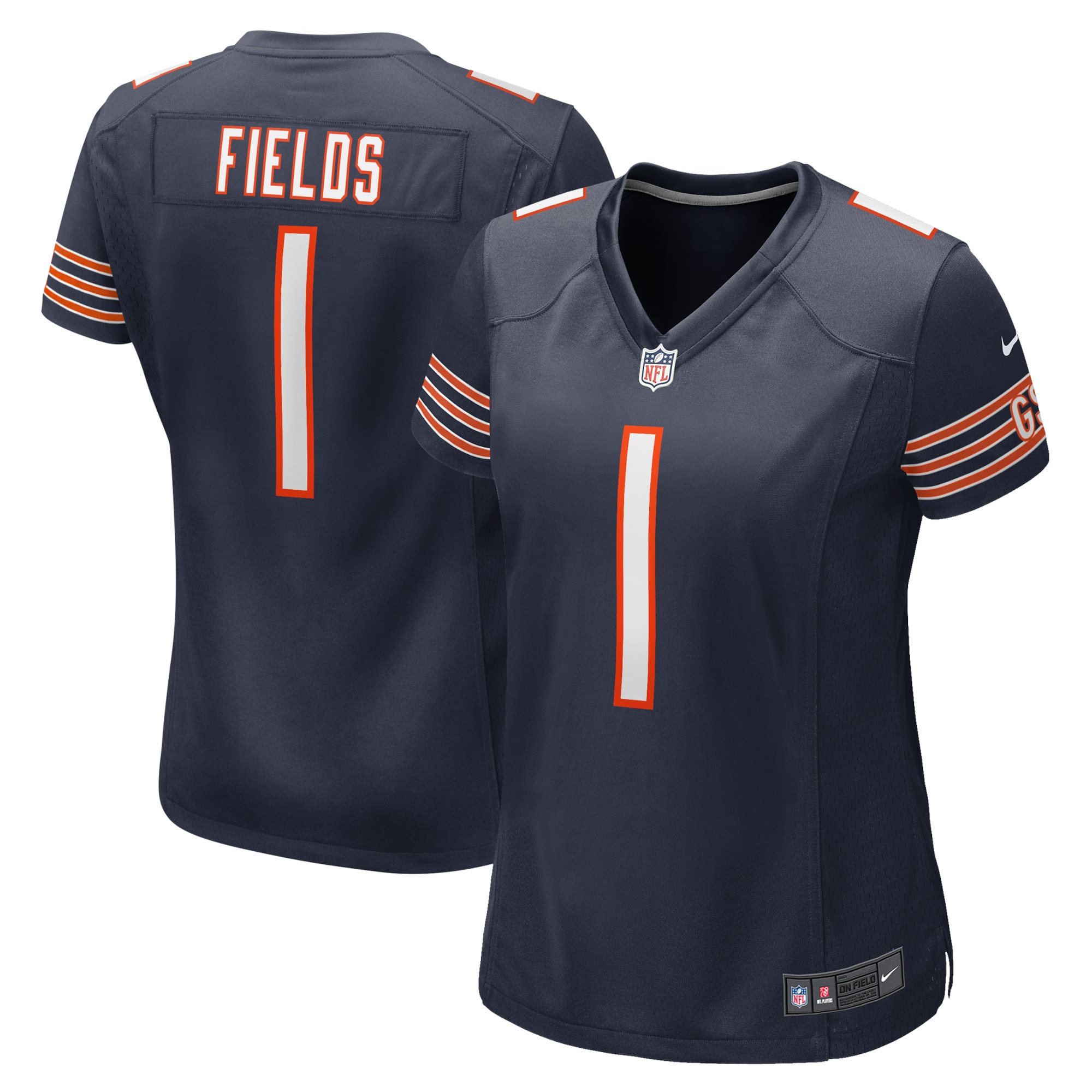Justin Fields Chicago Bears Nike Women's Player Game Jersey - Navy