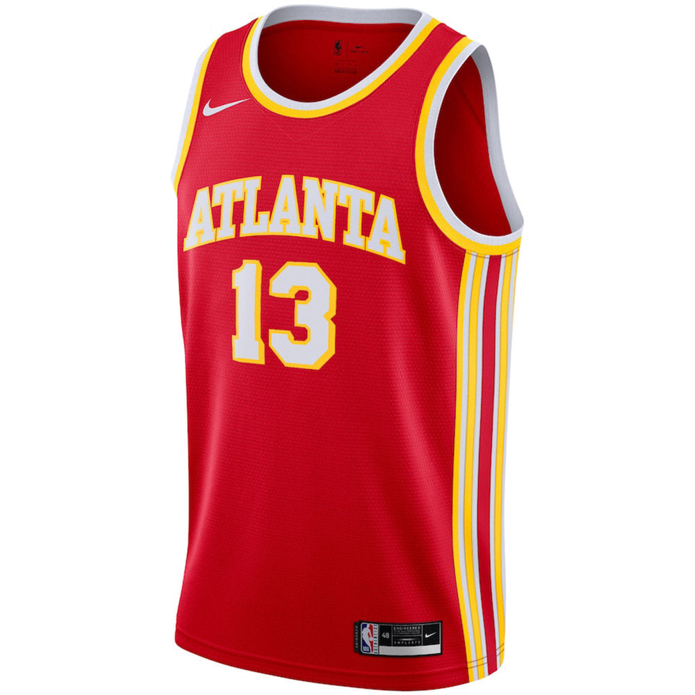 Men's Atlanta Hawks Bogdan Bogdanovic Icon Edition Jersey - Red