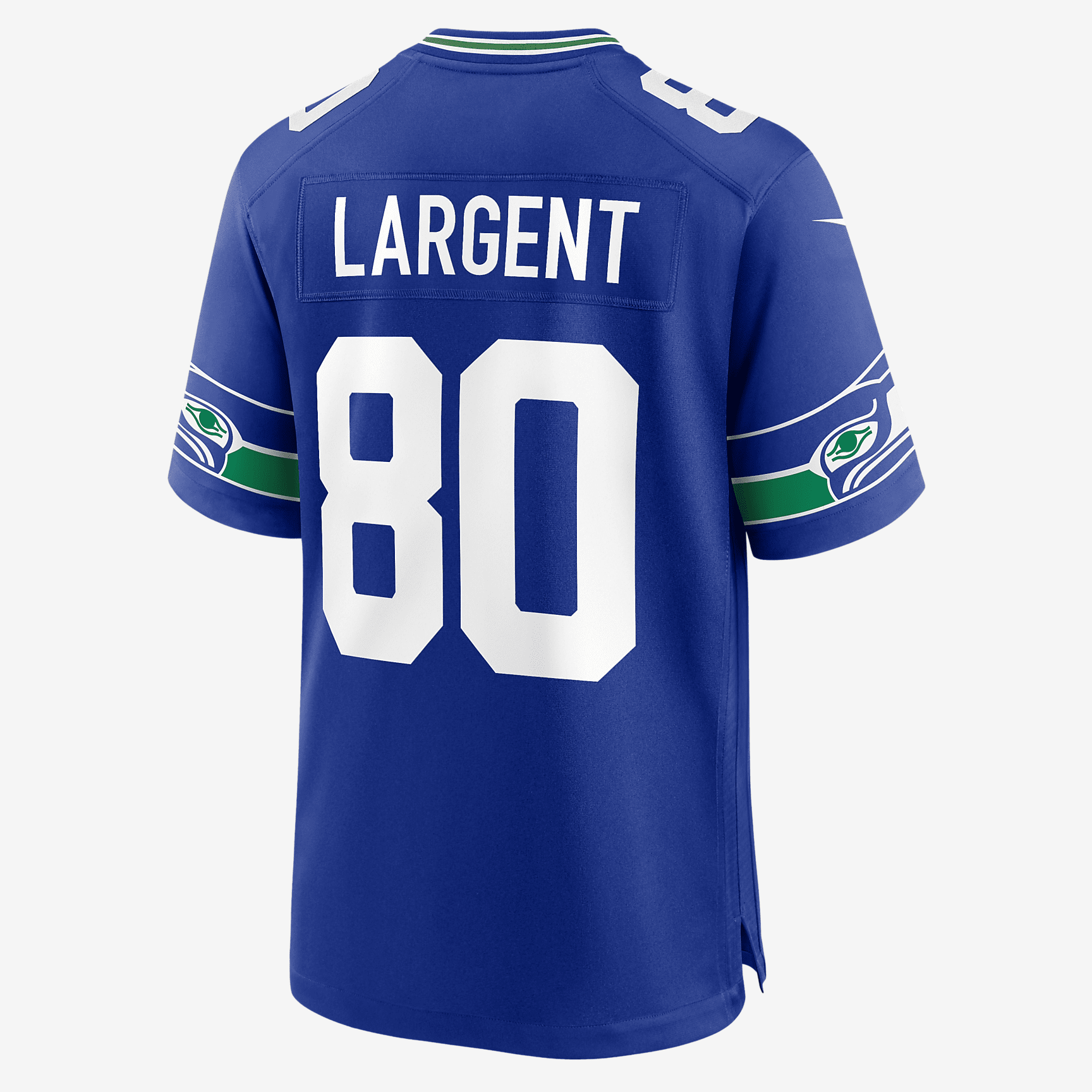 Steve Largent Seattle Seahawks Men's Nike NFL Game Football Jersey - Royal