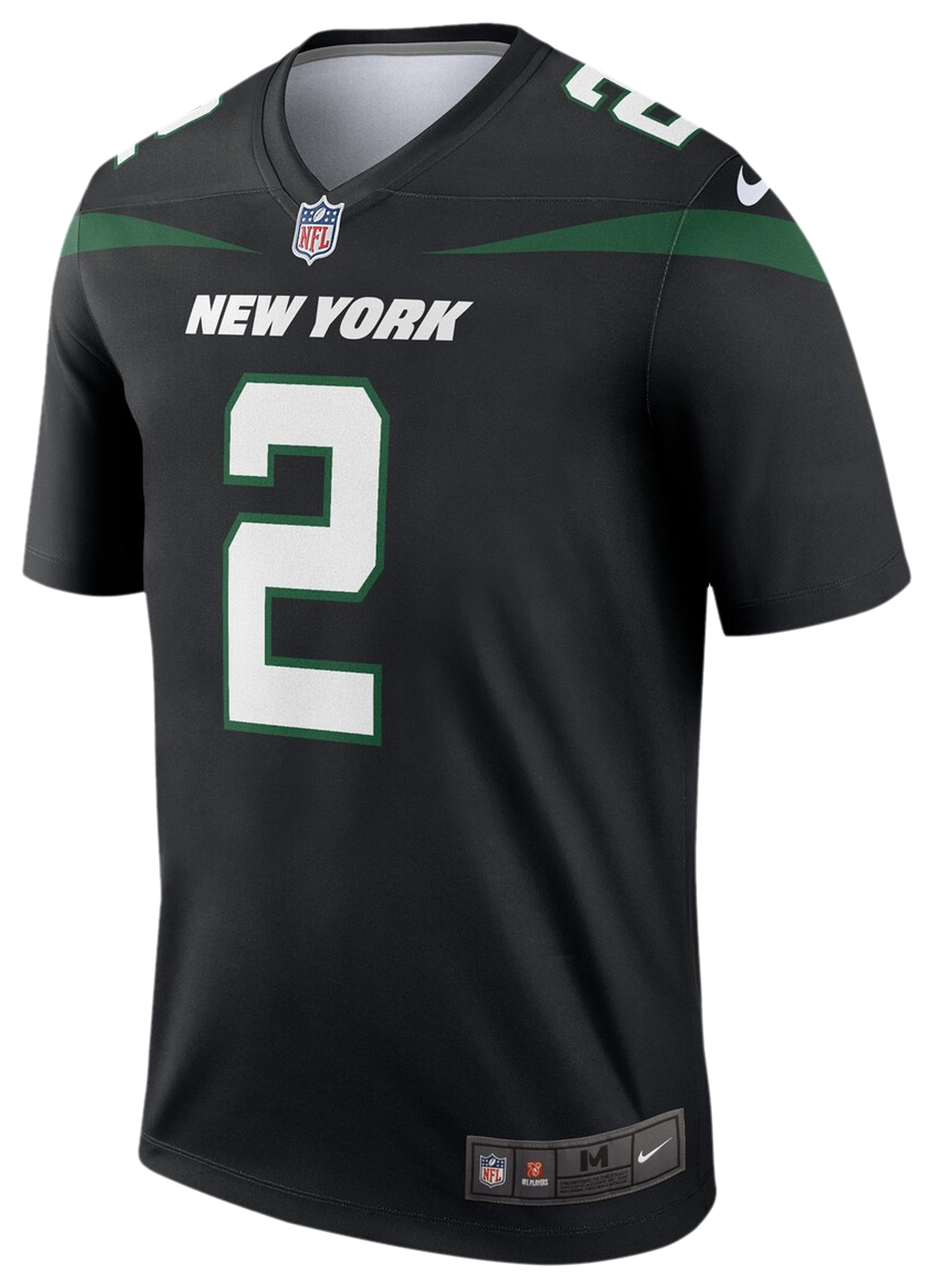 Men's Wilson Zach Nike Jets Legend Jersey - Black