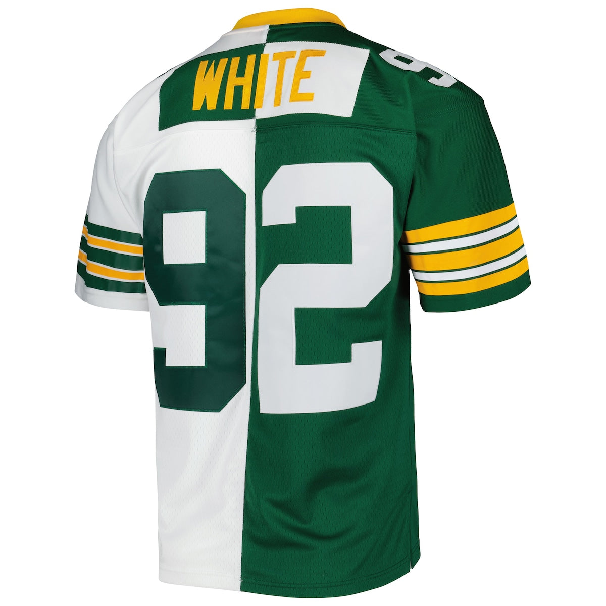 Men's Reggie White Mitchell & Ness Packers 1996 Split Legacy Replica Jersey - Green