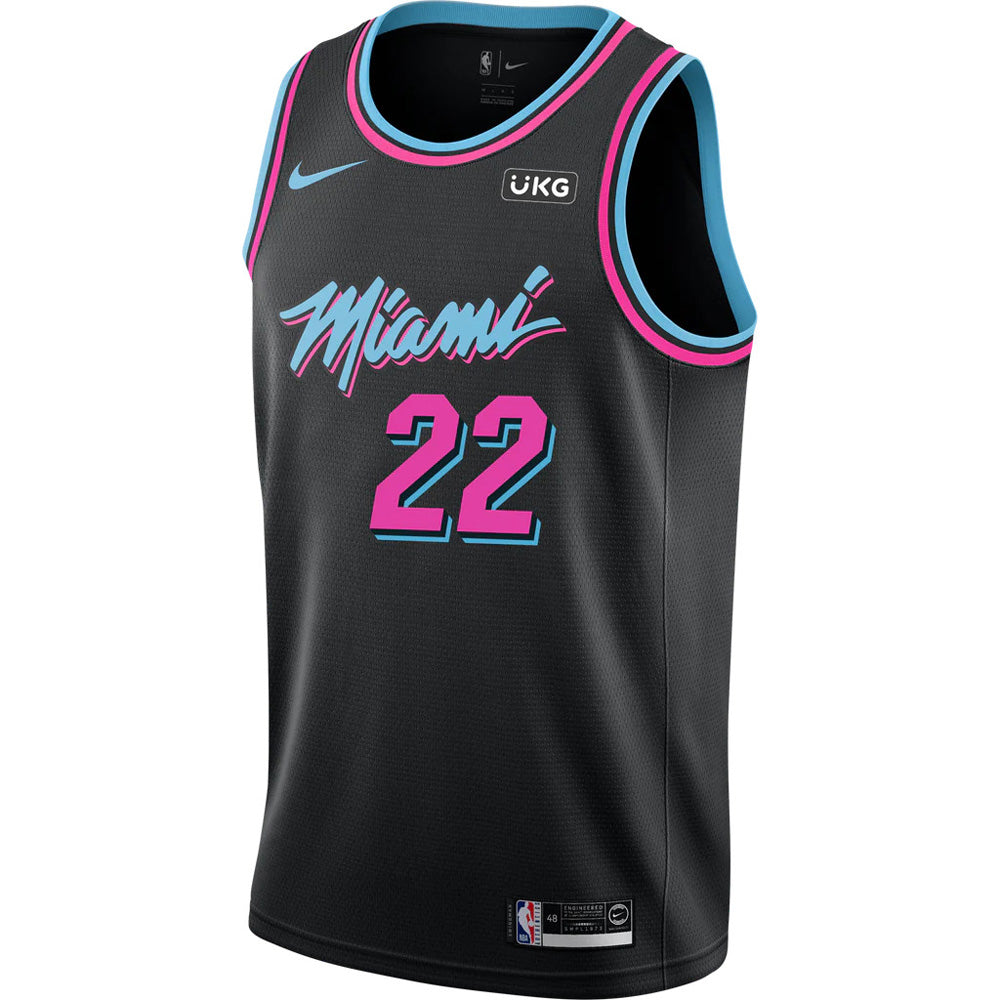Mens Miami Heat Jimmy Butler City Edition Jersey Black