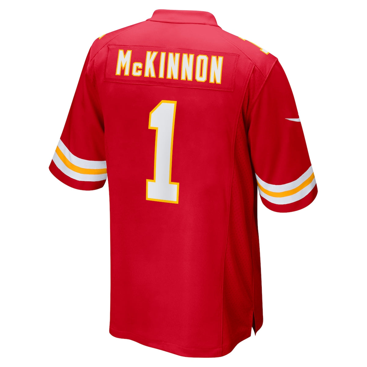 Men's Jerick McKinnon Nike Chiefs Super Bowl LVII Patch Game Jersey - Red