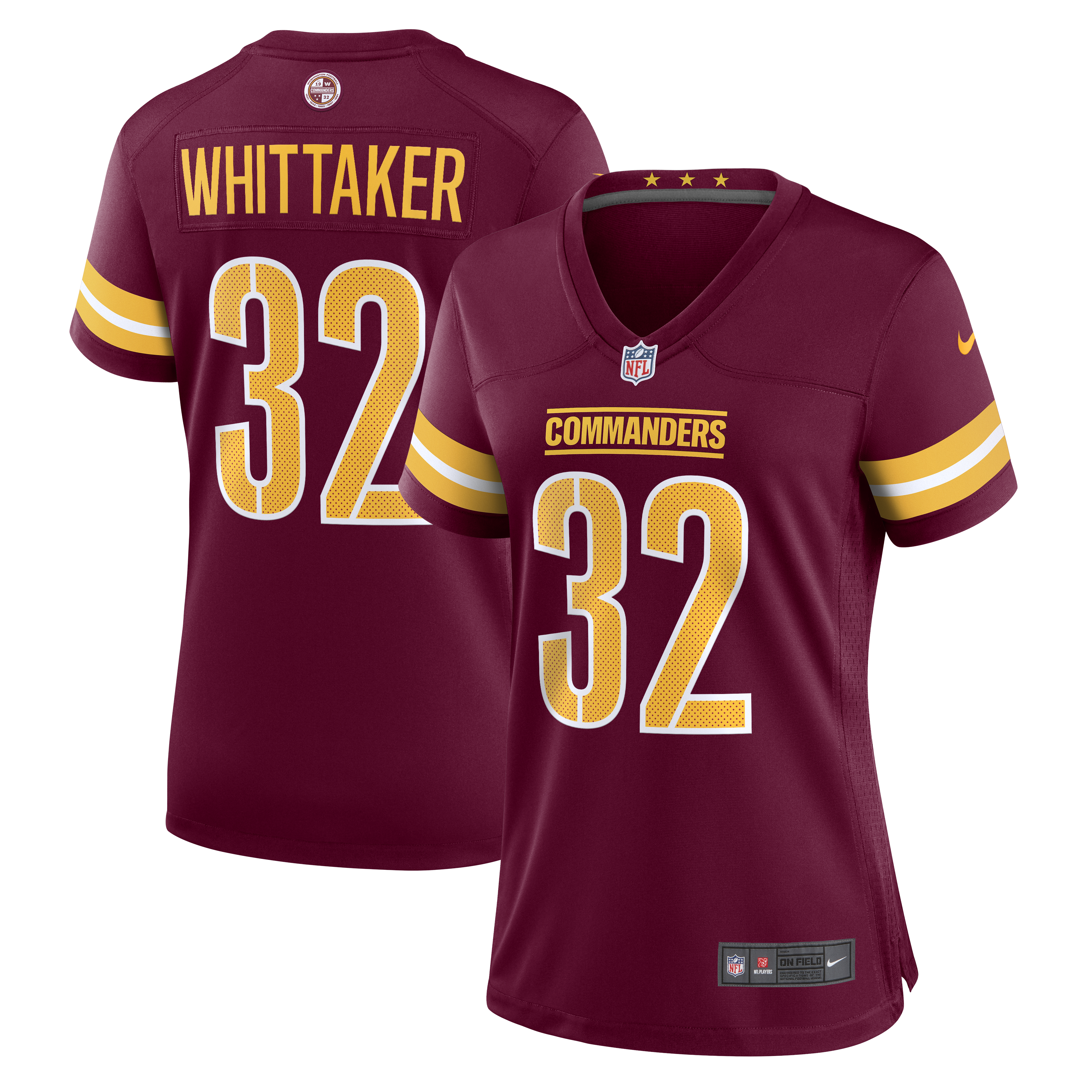 Jace Whittaker Washington Commanders Nike Women's  Game Jersey - Burgundy