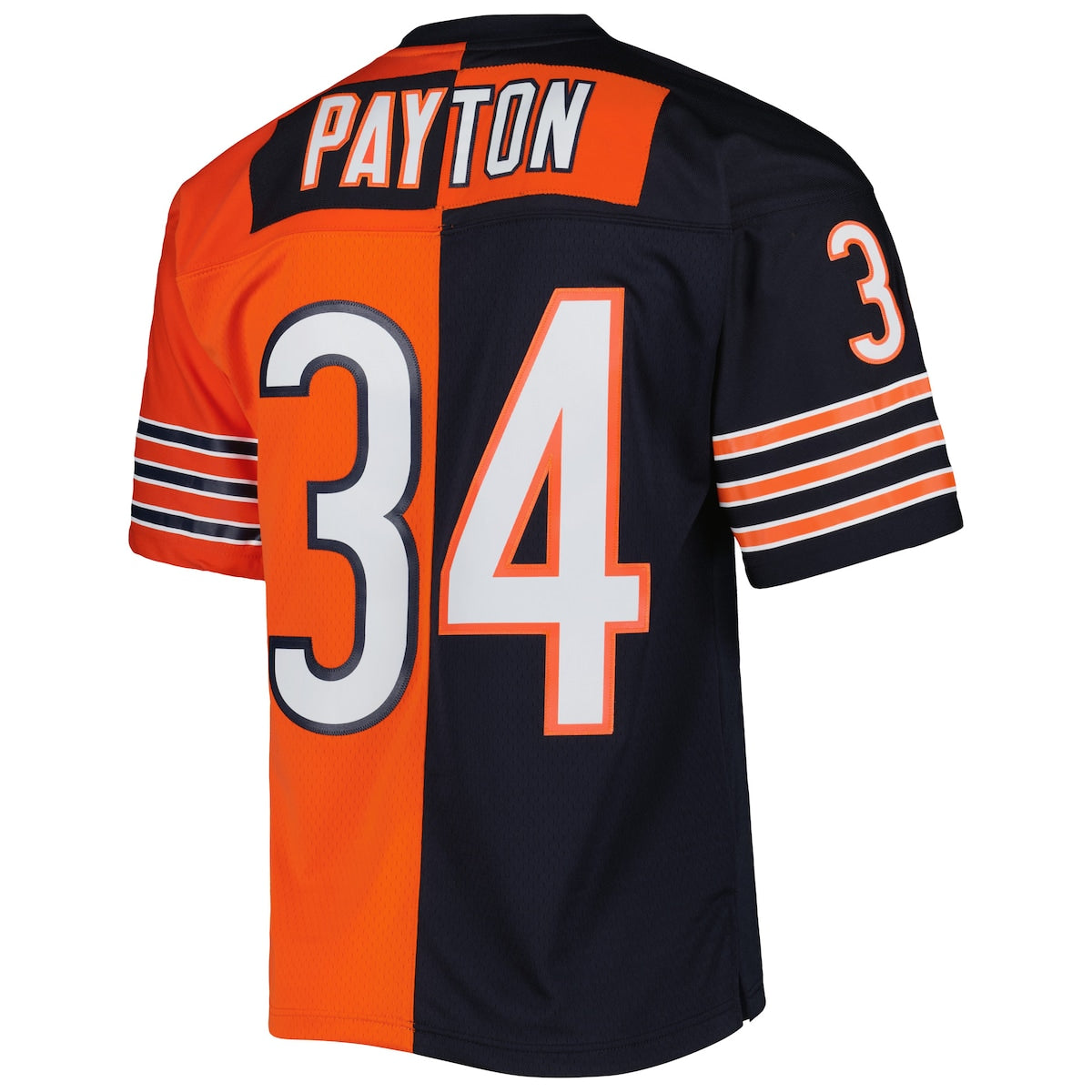 Men's Walter Payton Mitchell & Ness Bears 1985 Split Legacy Replica Jersey - Navy