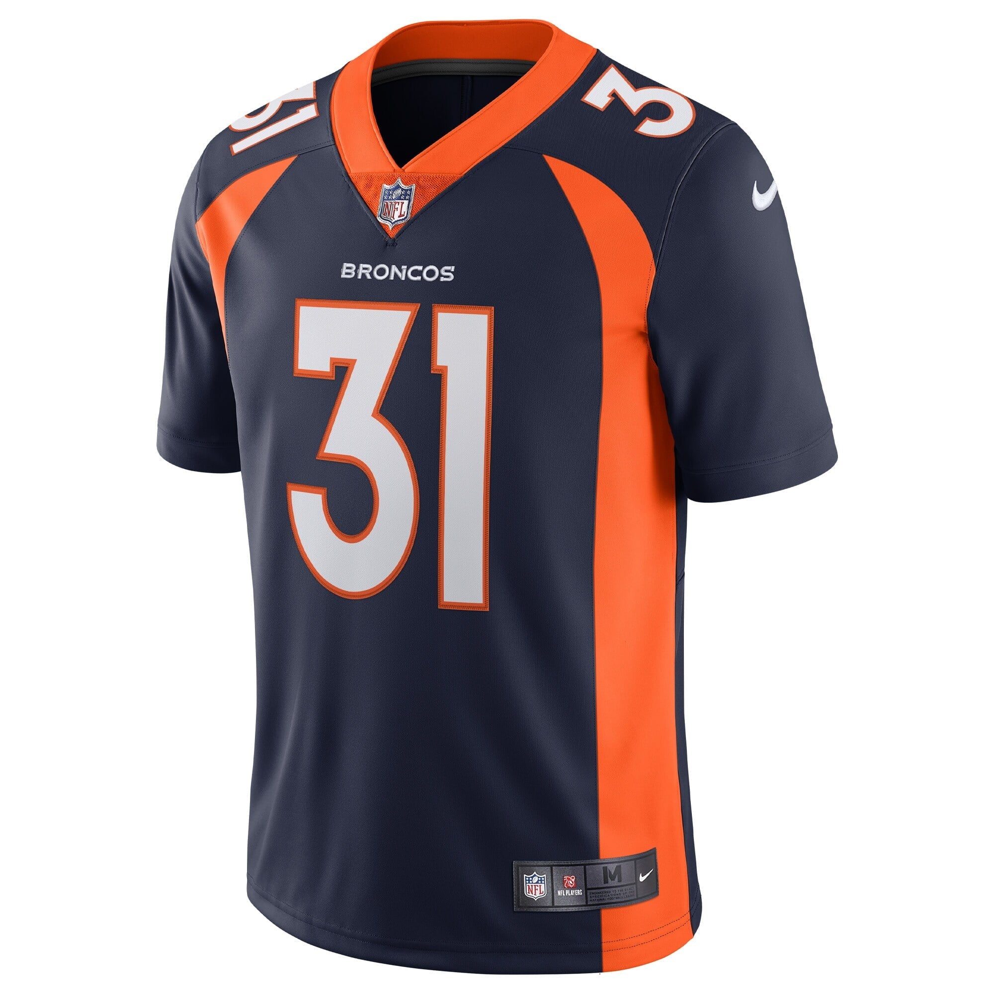 Men's Nike Justin Simmons Navy Denver Broncos Alternate Vapor Limited Jersey