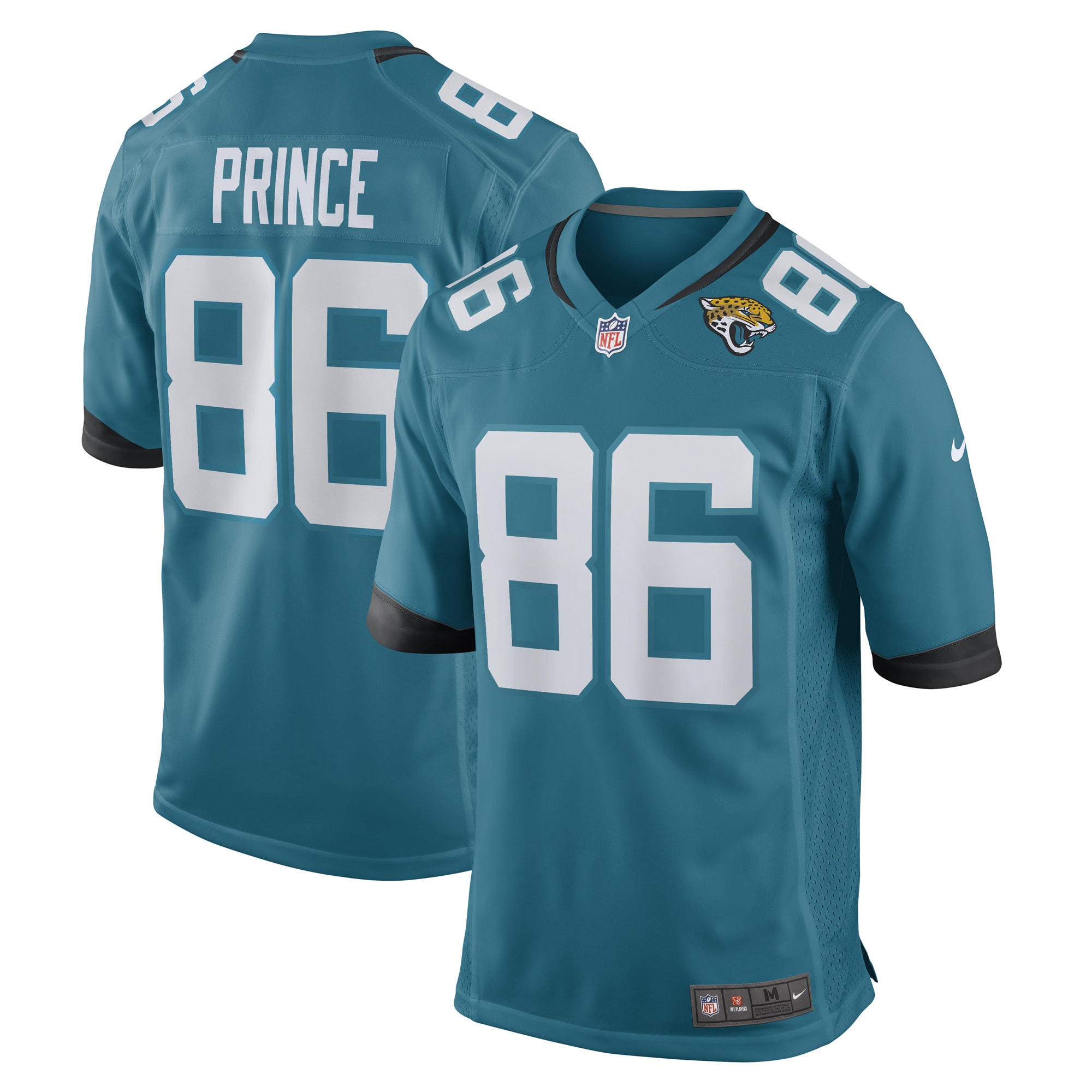 Gerrit Prince Jacksonville Jaguars Nike Team Game Player Jersey - Teal