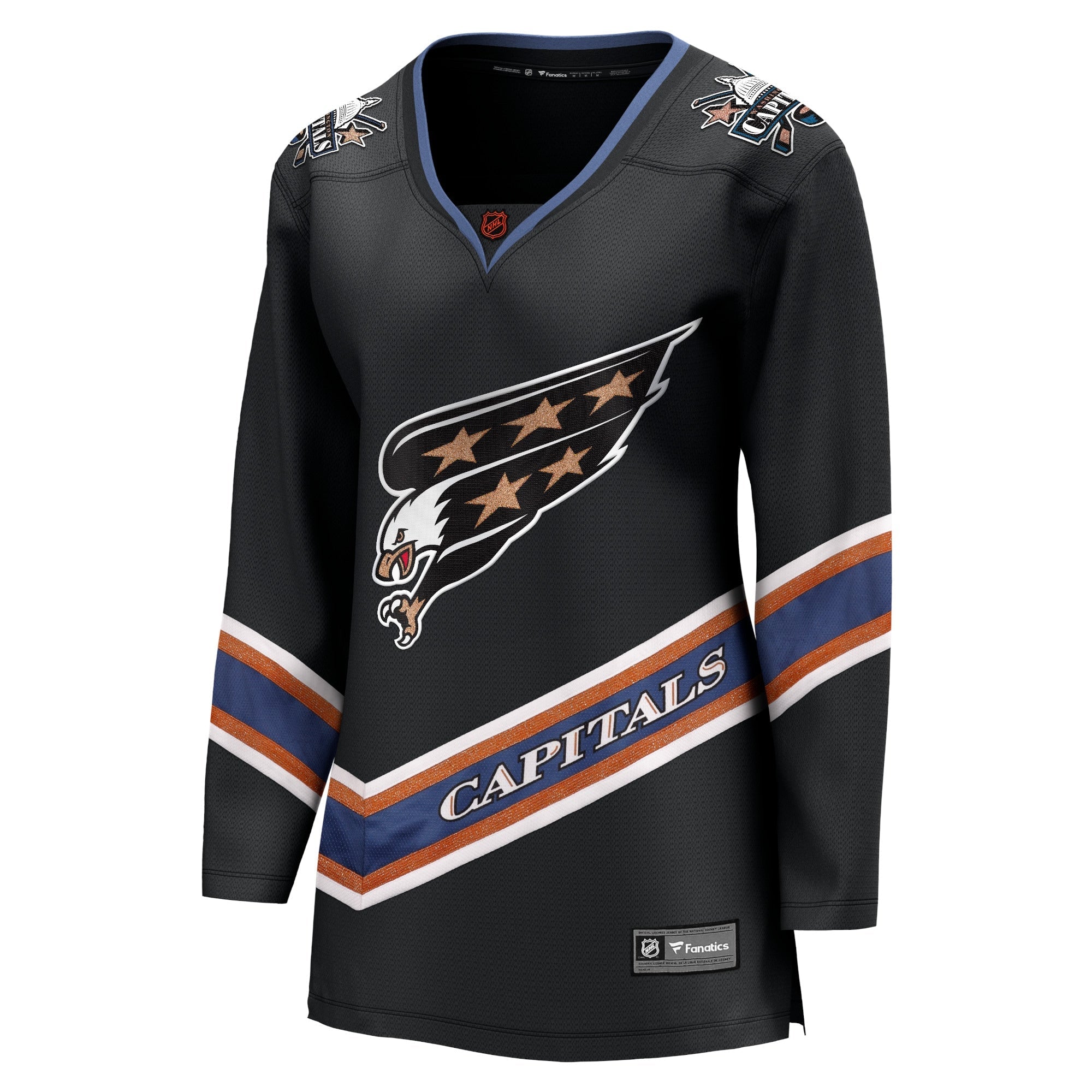 Women's Fanatics Branded Black Washington Capitals Special Edition 2.0 Breakaway Blank Jersey