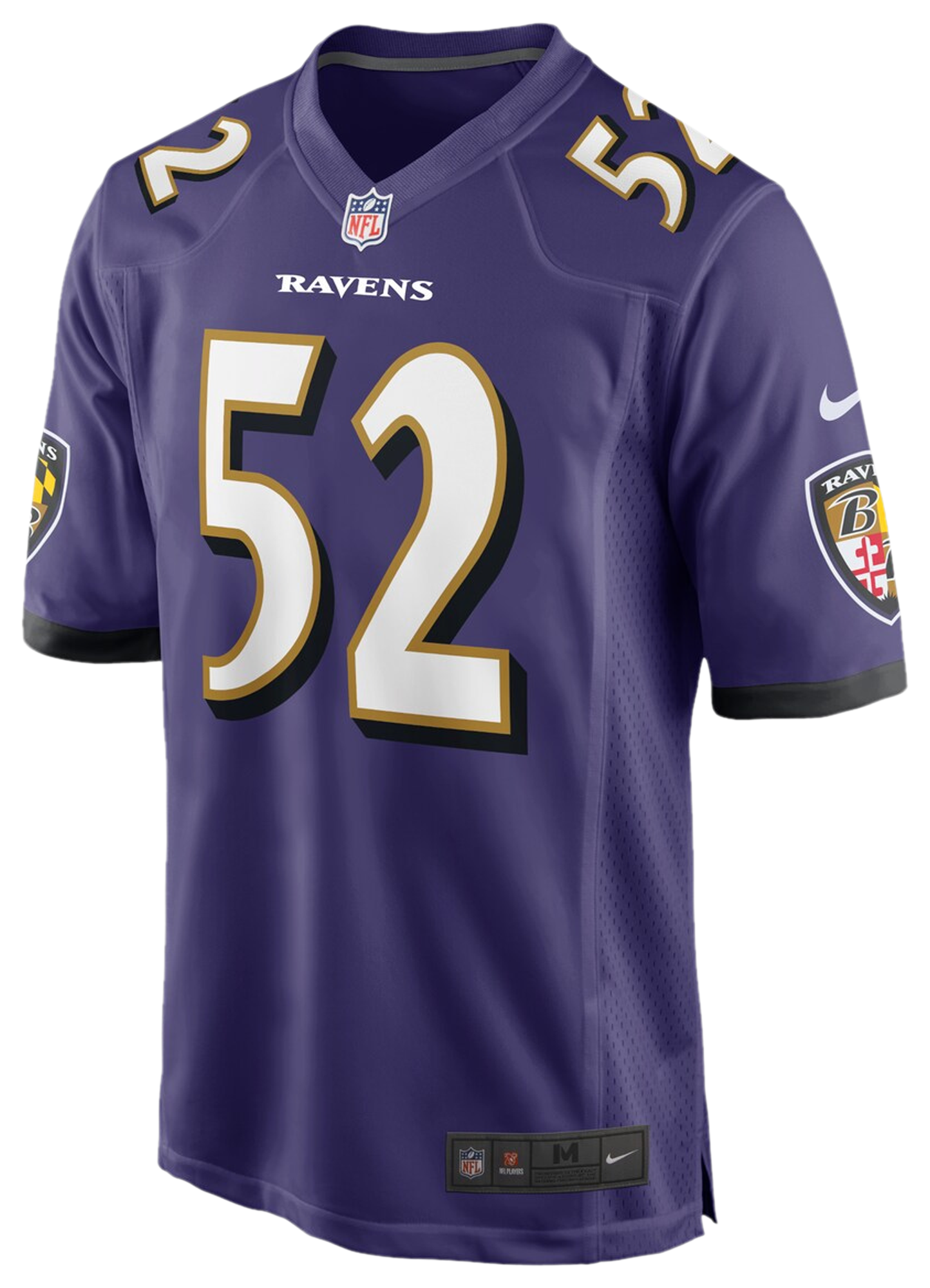 Men's Lewis Ray Nike Ravens Retired Player Game Jersey - Purple