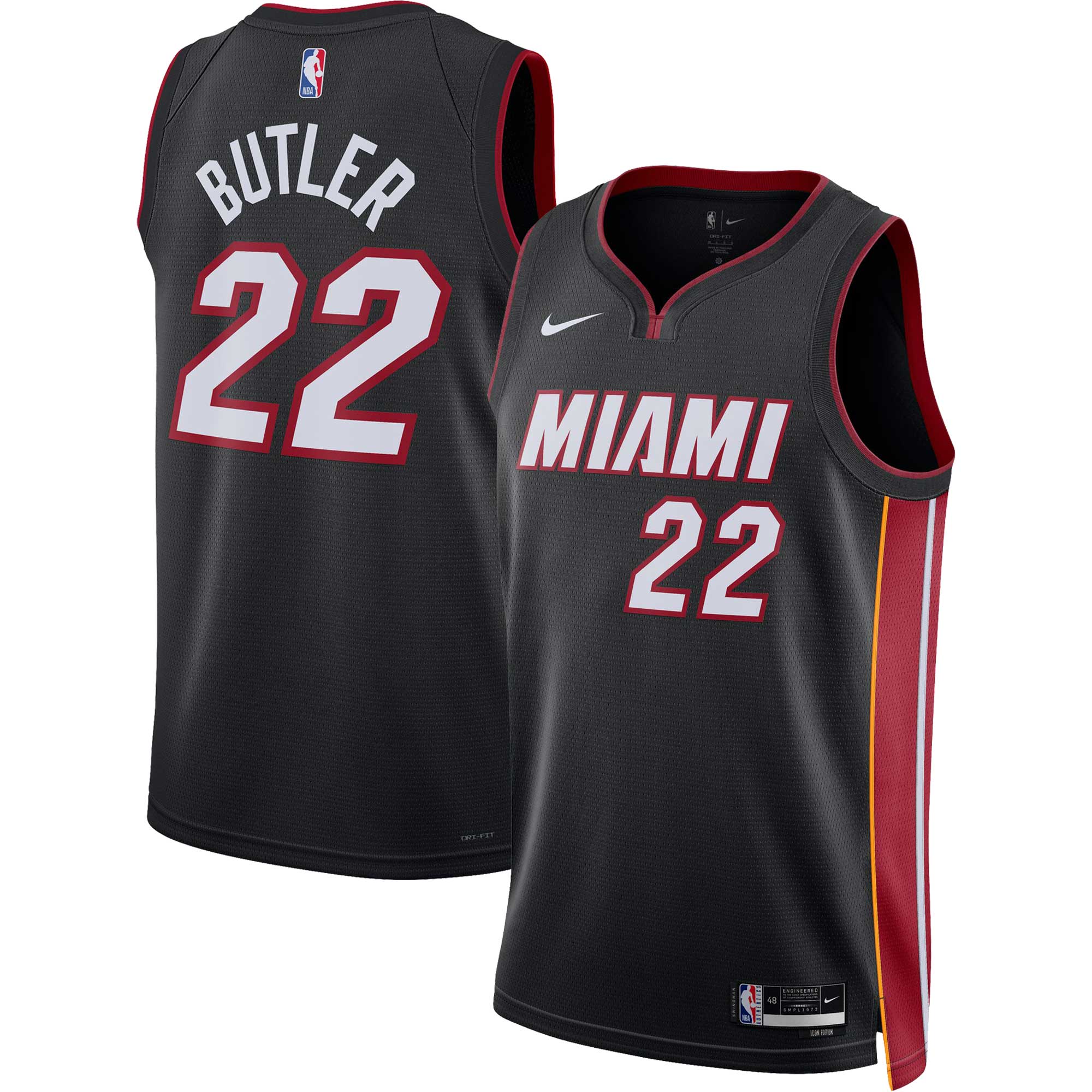 Jimmy Butler Miami Heat Nike Unisex Swingman Jersey - Association Edition - Black