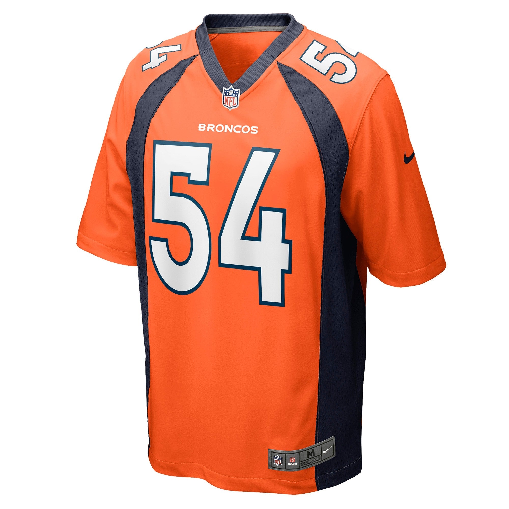 Men's Nike Jacob Martin Orange Denver Broncos Game Player Jersey