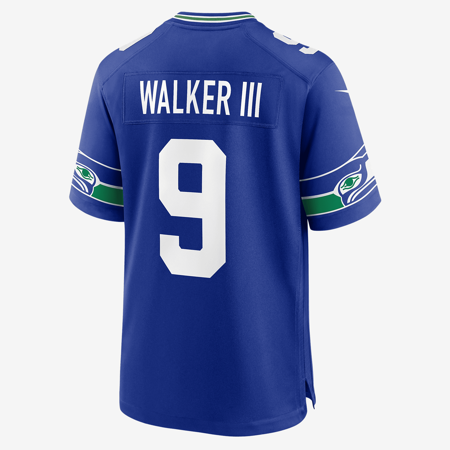 Kenneth Walker III Seattle Seahawks Men's Nike NFL Game Football Jersey - Royal
