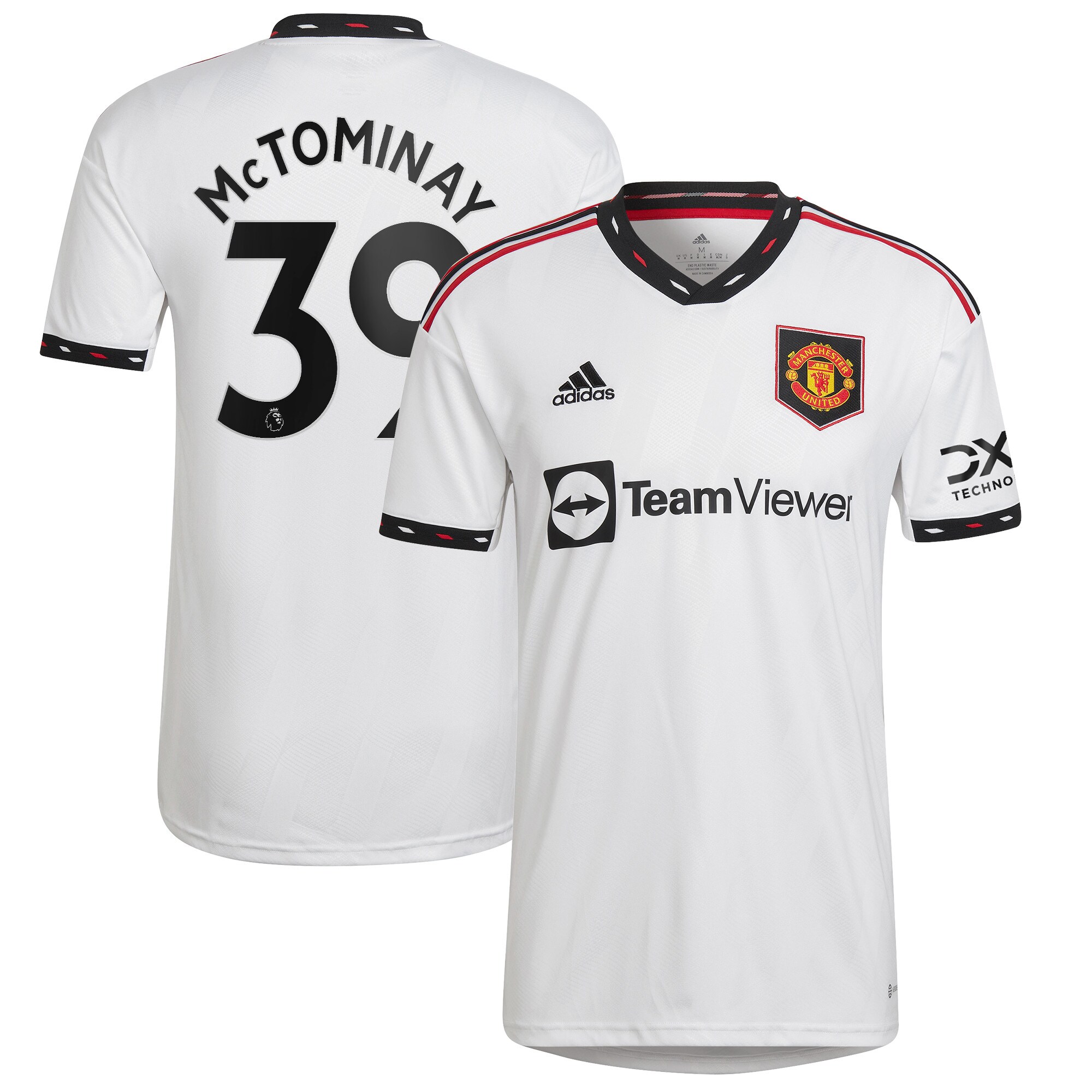 Scott McTominay Manchester United adidas 2022/23 Away Replica Player Jersey - White