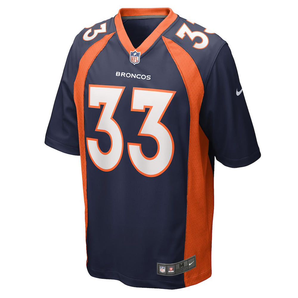 Men's Denver Broncos Javonte Williams Game Jersey - Navy