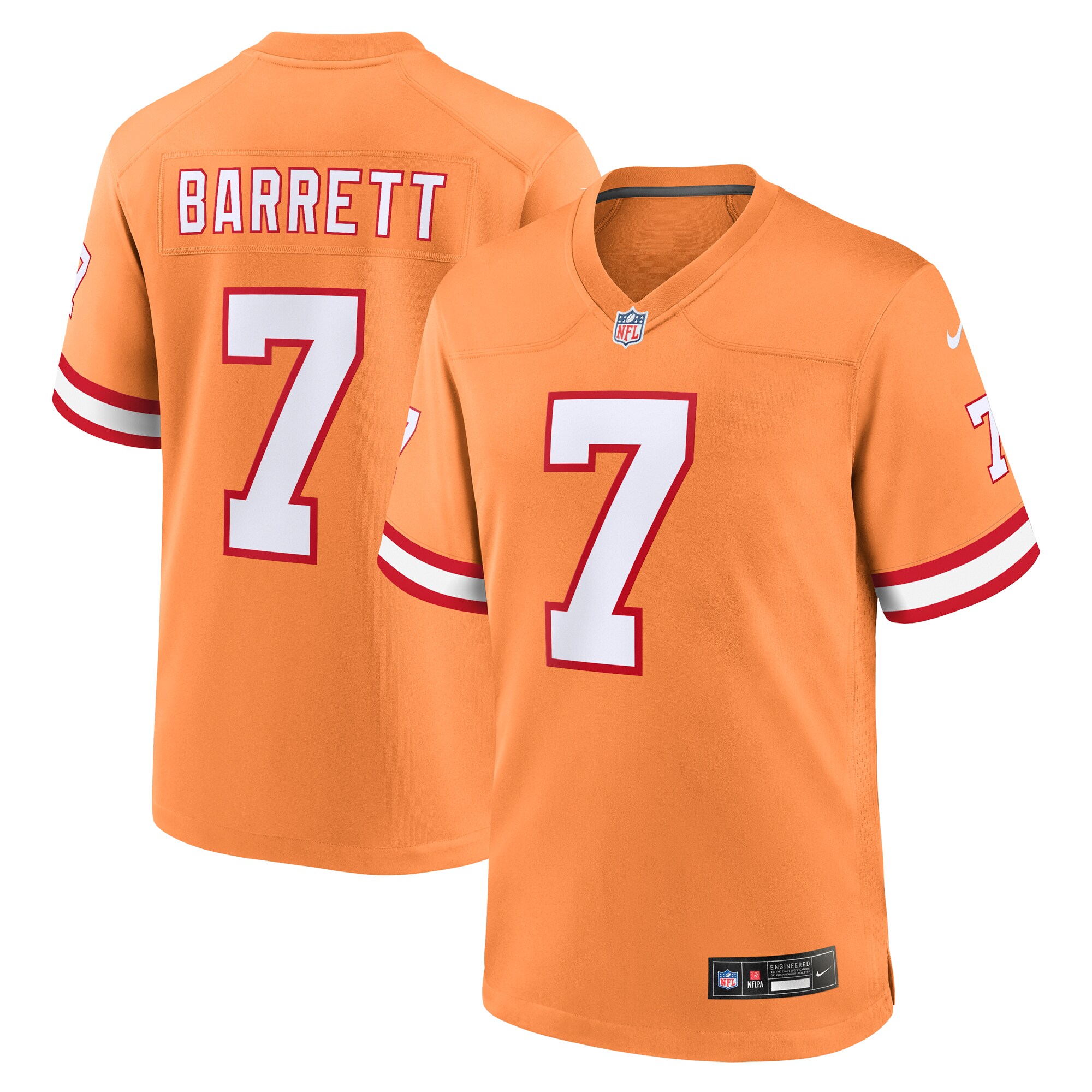Shaquil Barrett Tampa Bay Buccaneers Nike Throwback Game Jersey - Orange
