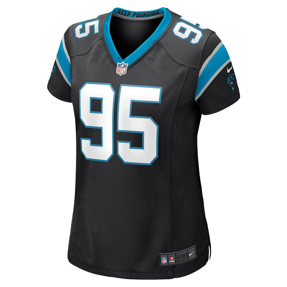 Women's Carolina Panthers Derrick Brown Game Jersey - Black