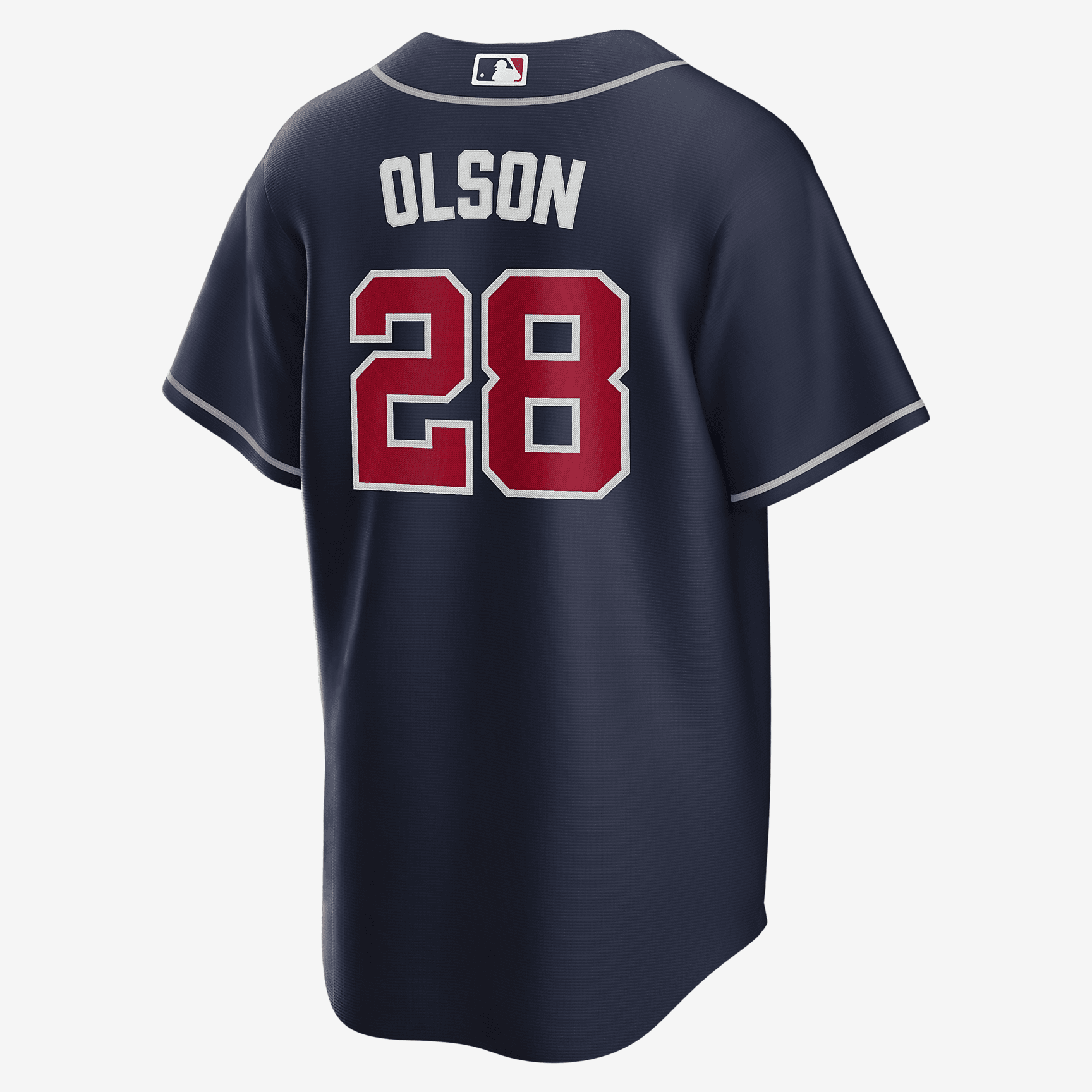MLB Atlanta Braves (Matt Olson) Men's Replica Baseball Jersey - Navy