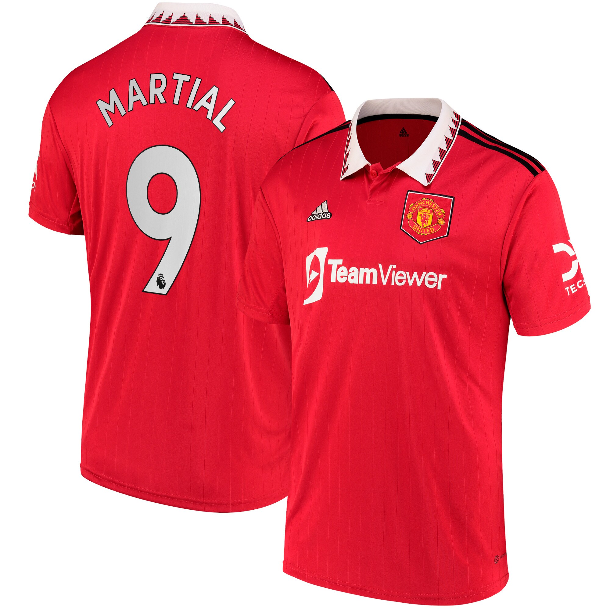 Anthony Martial Manchester United adidas 2022/23 Home Replica Player Jersey - Red